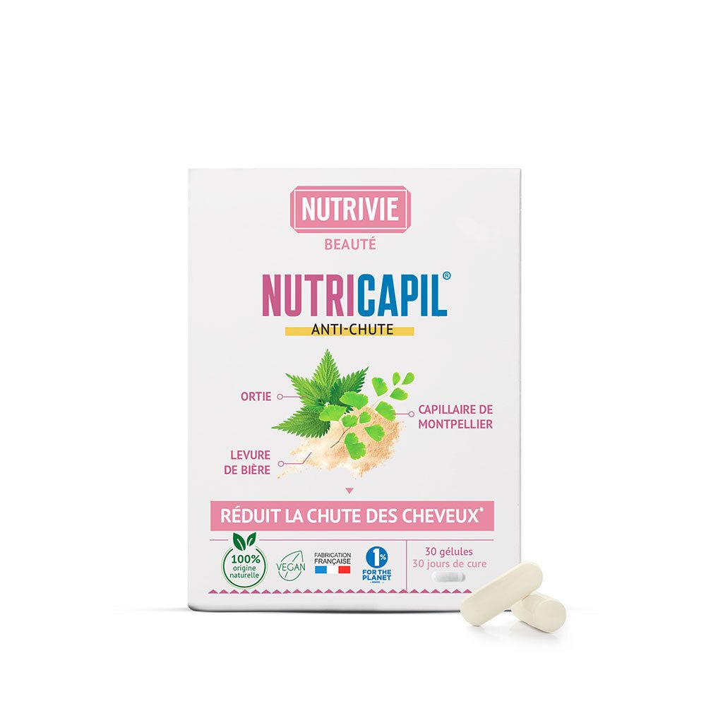 NUTRIVIE NUTRICAPIL Anti-chute, boîte de 50 gélules.