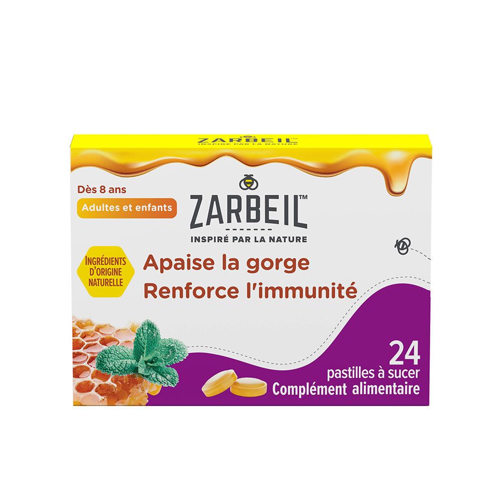Zarbeil Pastilles à sucer adultes et enfants dès 8 ans