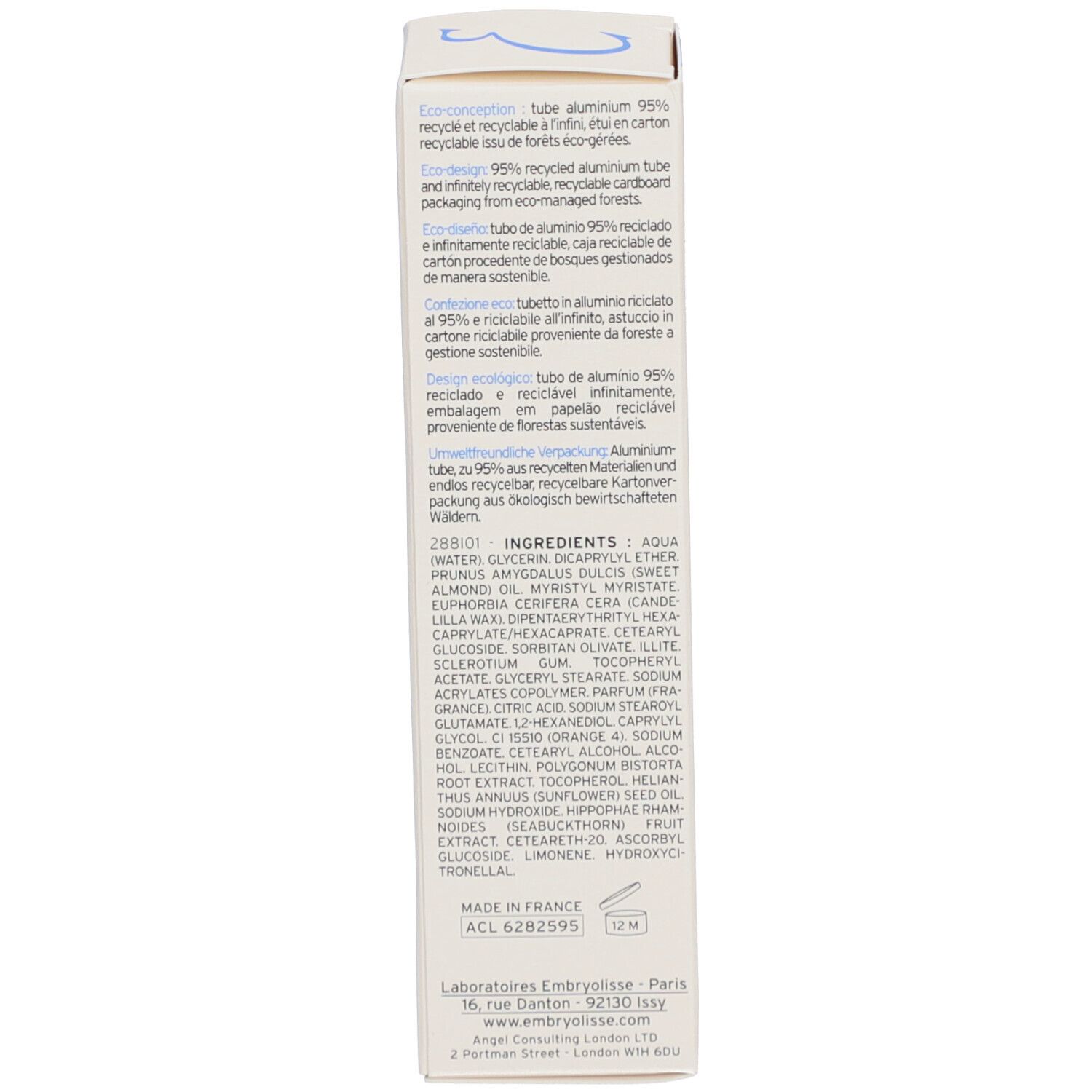 Embryolisse Hydra-Crème Énergisante