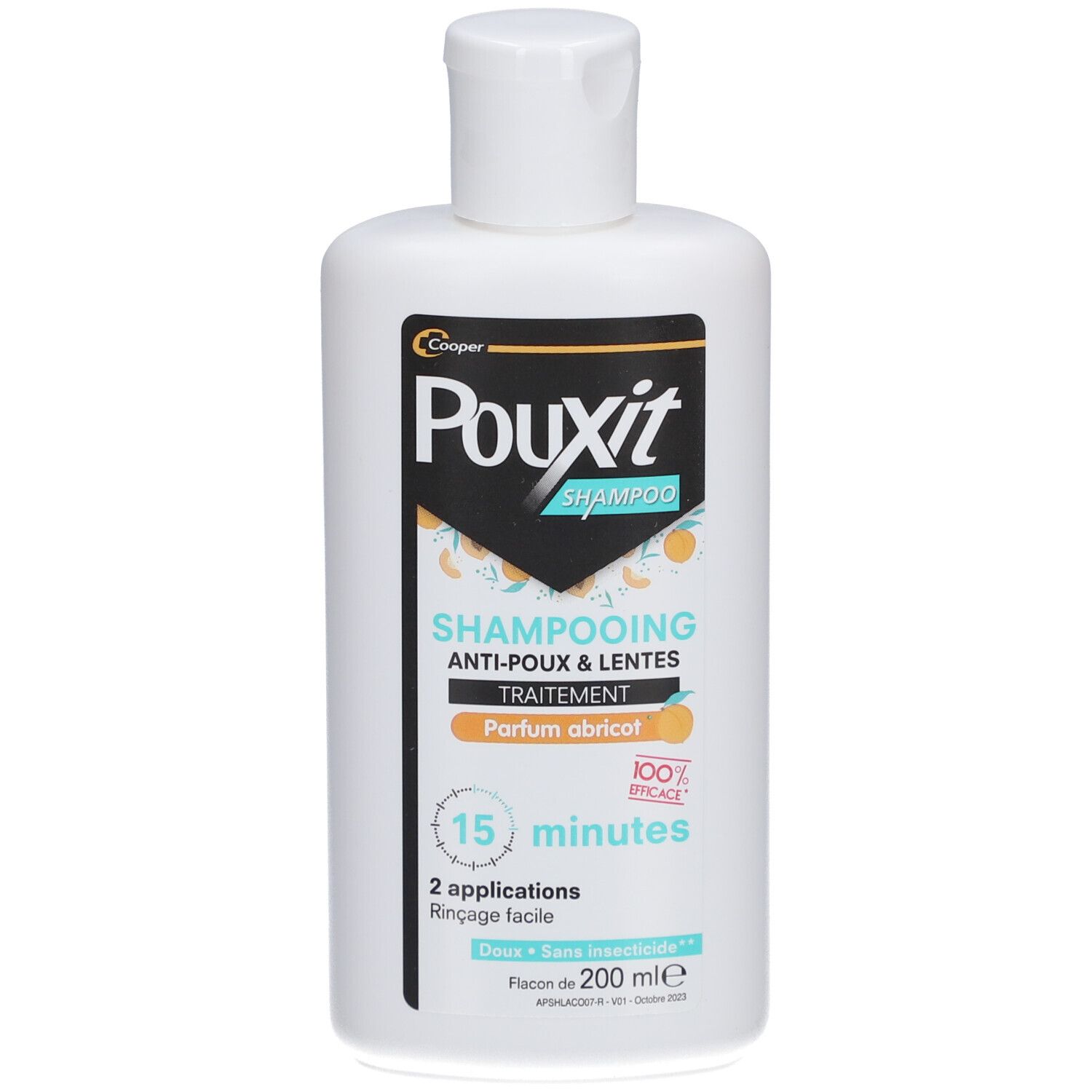 Pouxit Shampoing Anti-Poux & Lentes Abricot