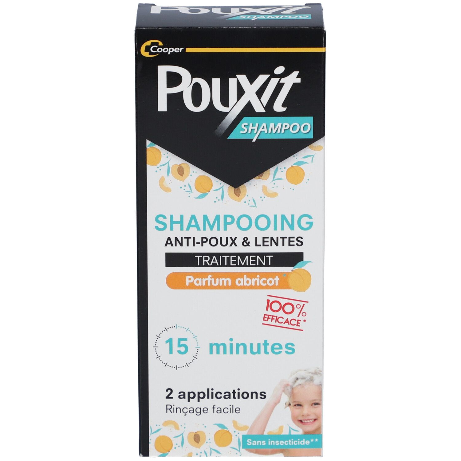 Pouxit Shampoing Anti-Poux & Lentes Abricot