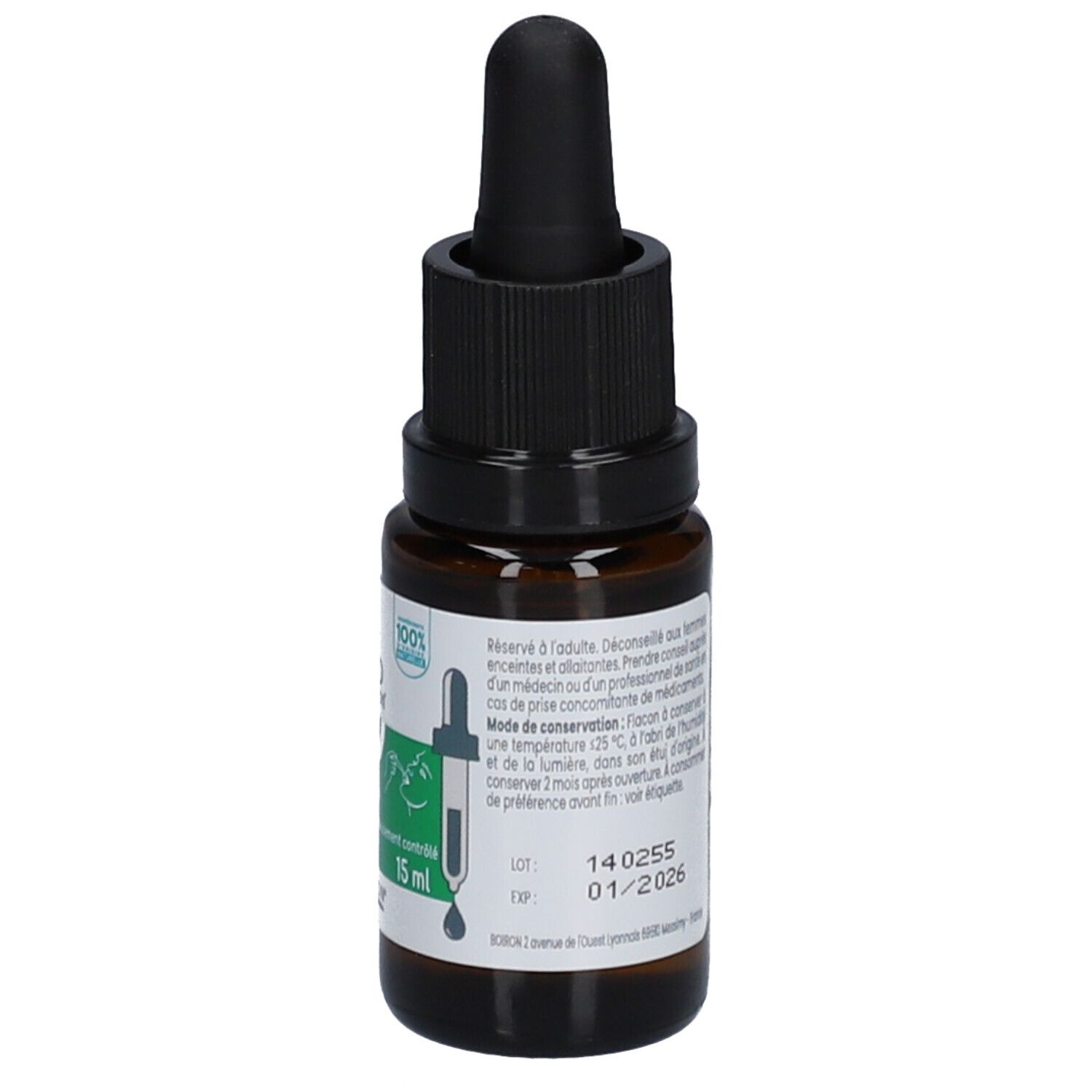 CBD BY BOIRON HUILE PURE 15%