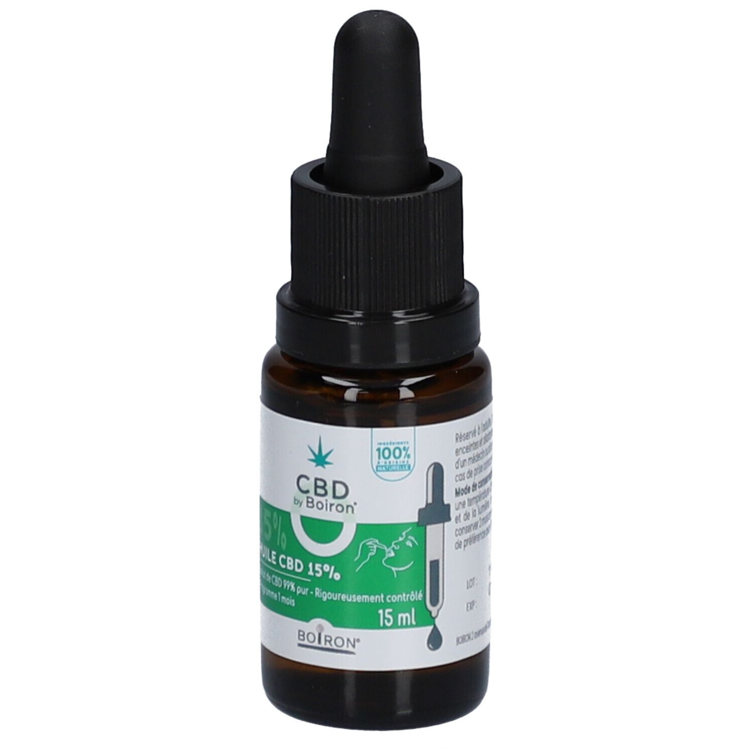 CBD BY BOIRON HUILE PURE 15%