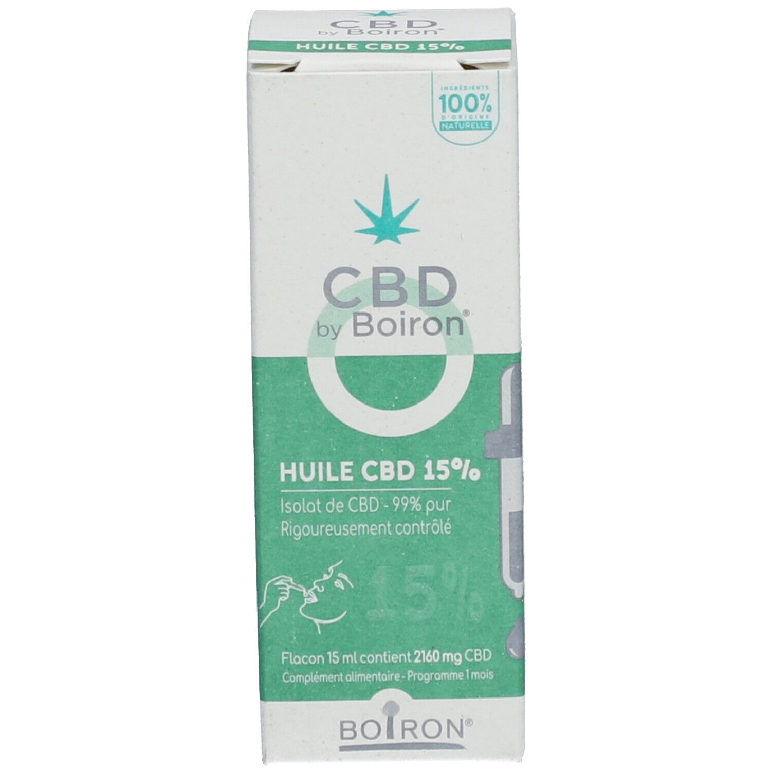 CBD BY BOIRON HUILE PURE 15%