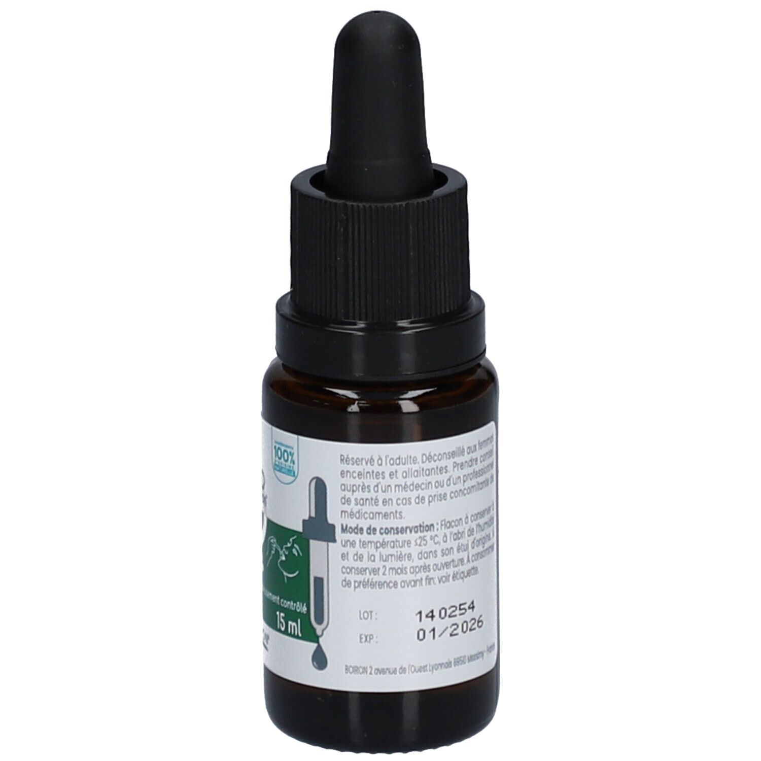 CBD BY BOIRON HUILE PURE 20%
