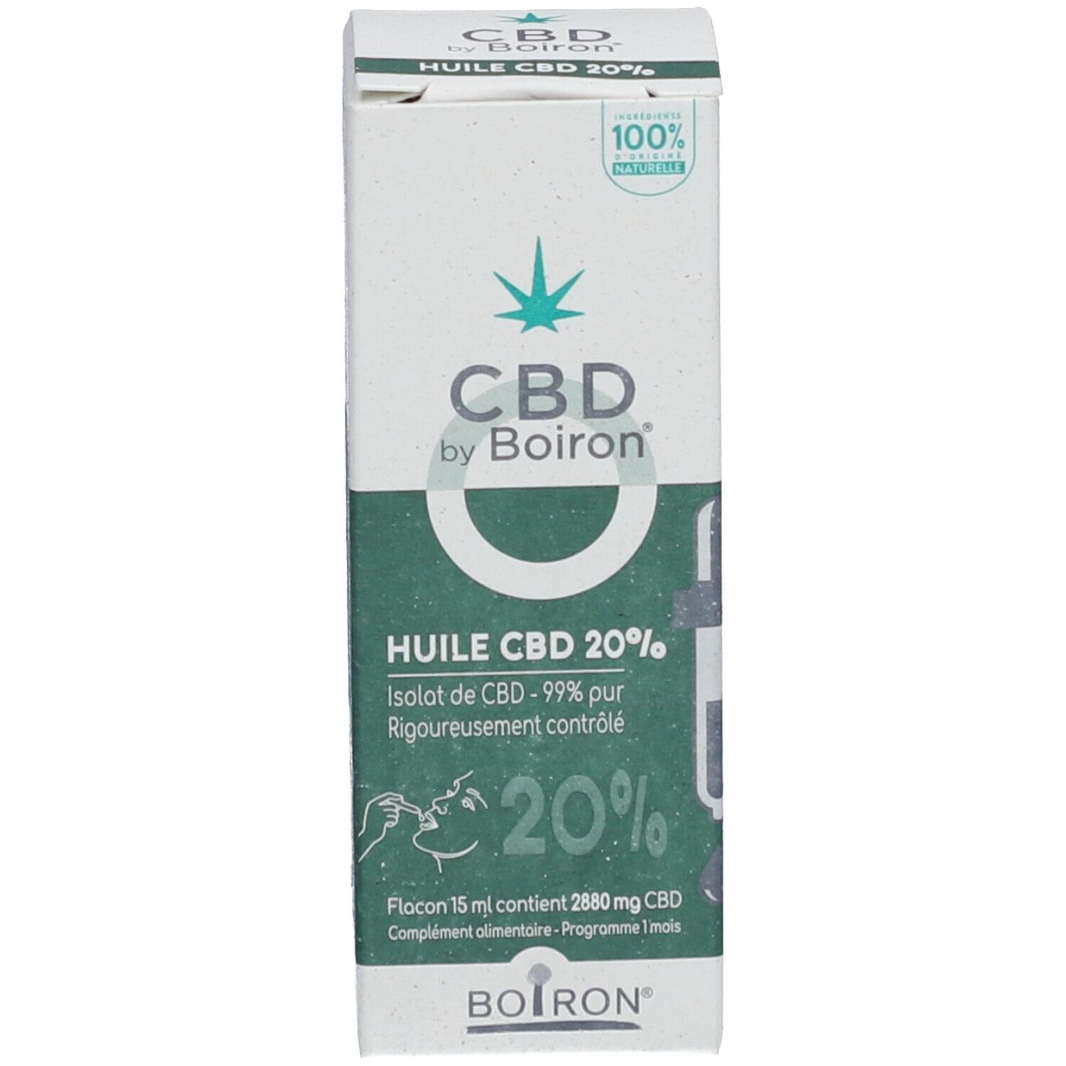 CBD BY BOIRON HUILE PURE 20%