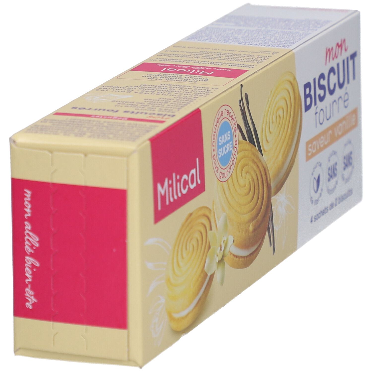 Milical Mon Biscuit Fourré Goût : Vanille