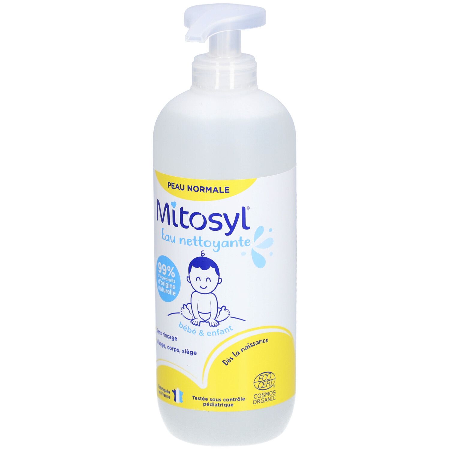 Mitosyl Eau nettoyante sans rinçage peaux normales dès la naissance
