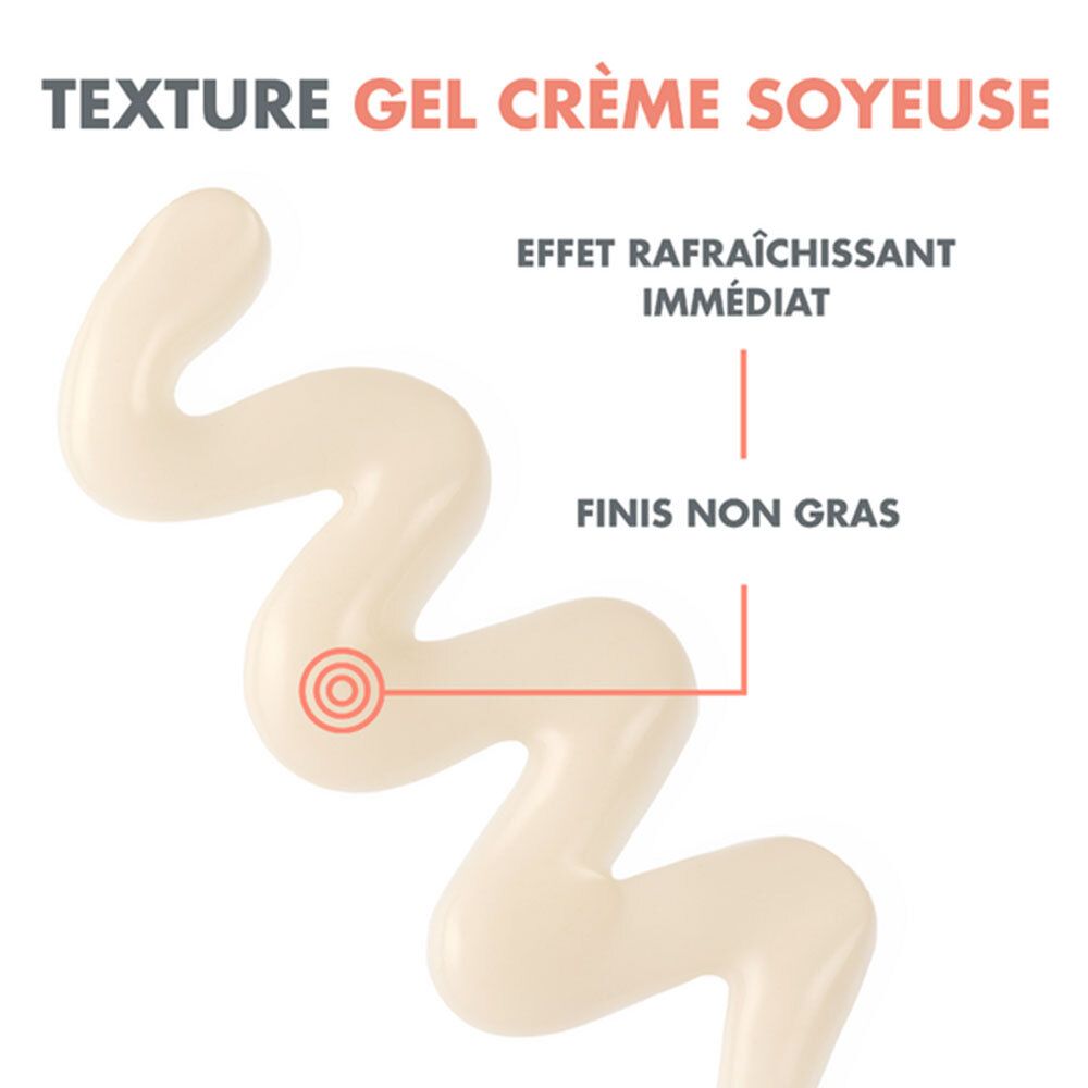 AVÈNE Hyaluron Activ B3 : Texture gel-crème soyeuse.