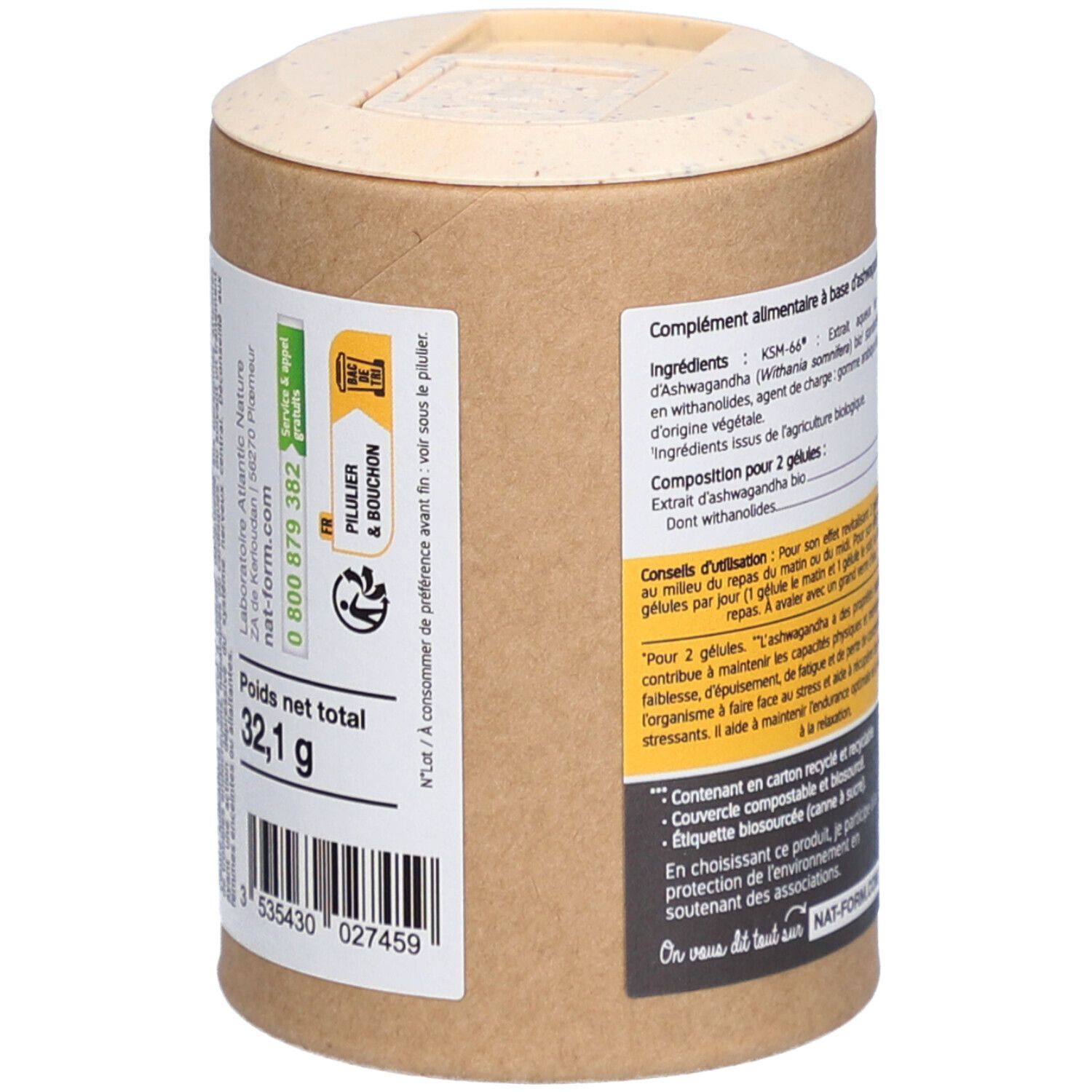 Nat&Form Ashwagandha Bio