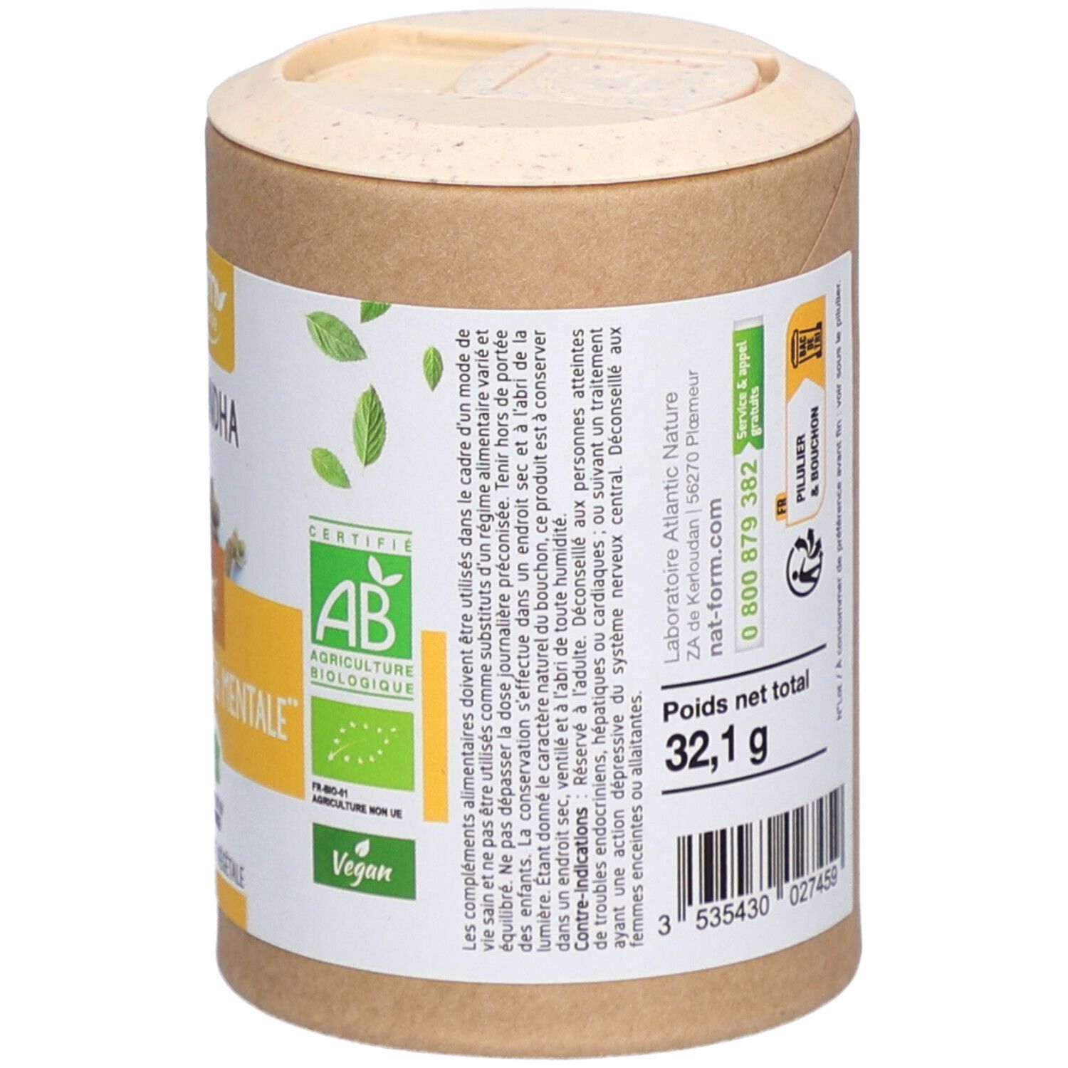 Nat&Form Ashwagandha Bio