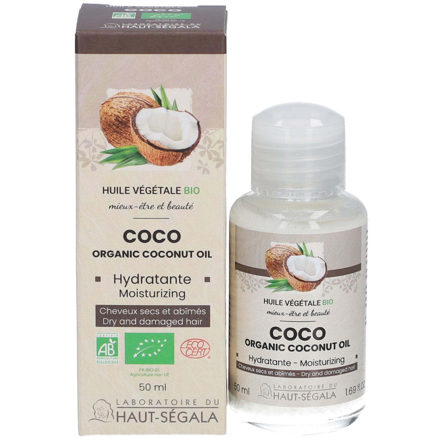 Laboratoire du Haut-Ségala Huile de Coco Bio