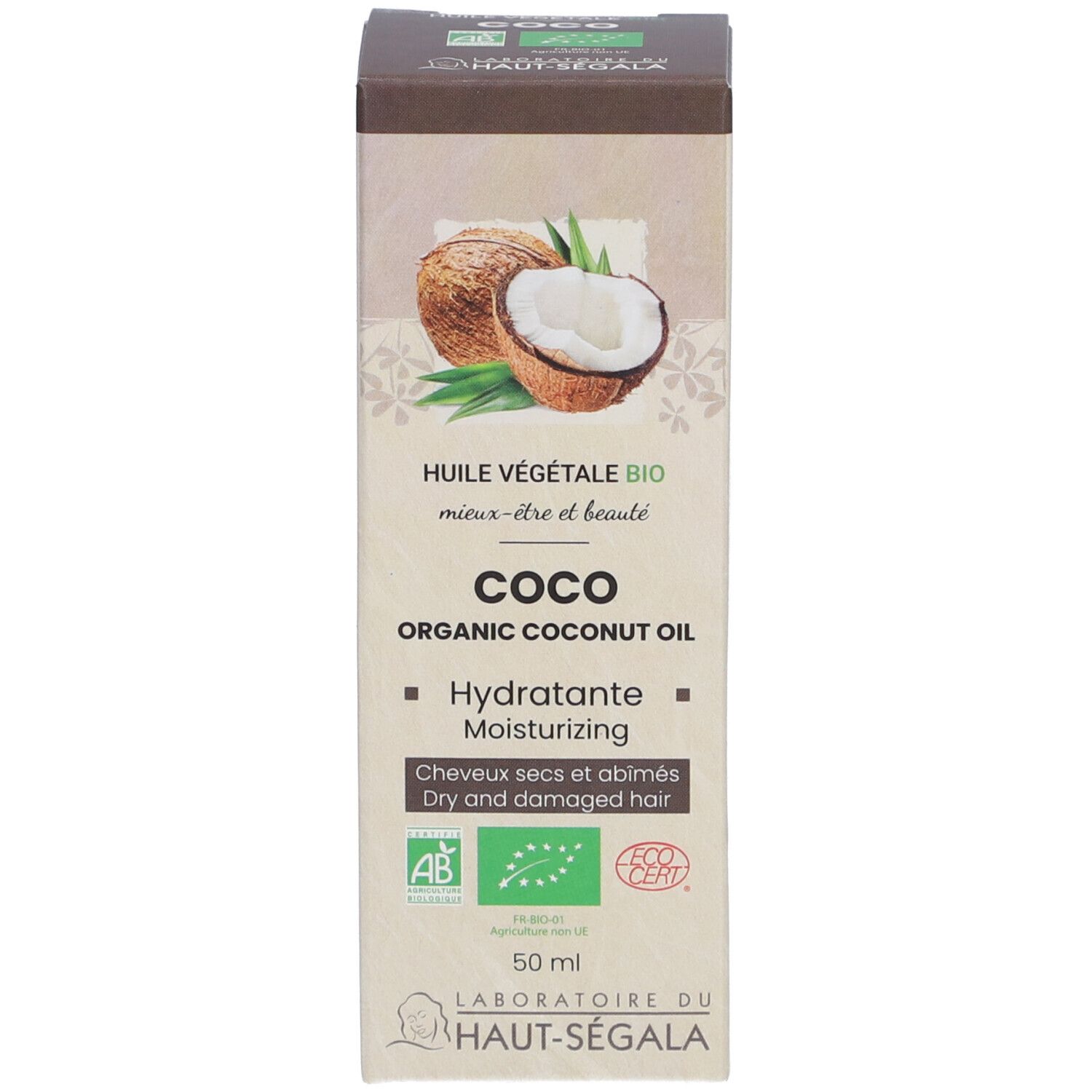 Laboratoire du Haut-Ségala Huile de Coco Bio