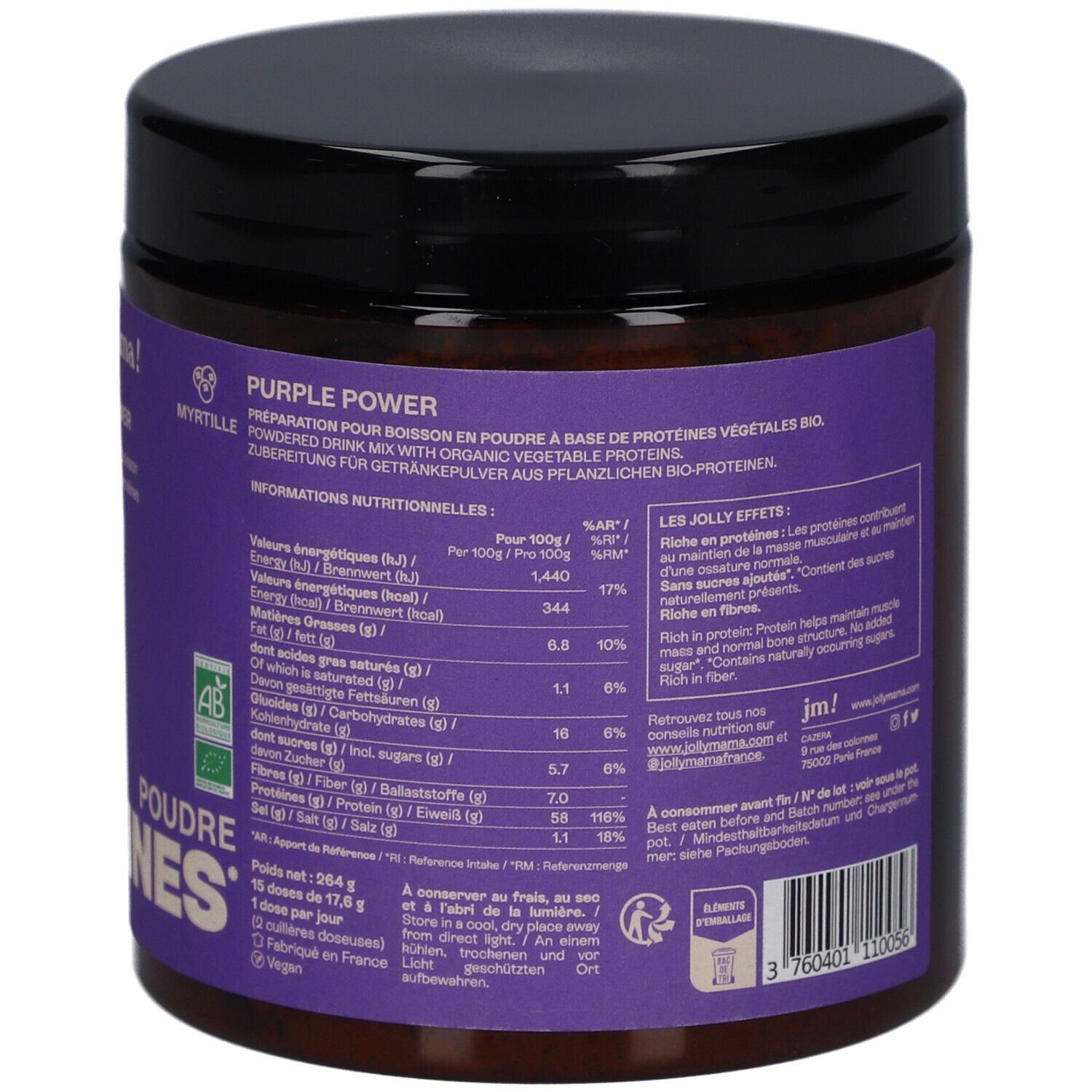 JOLLY MAMA Purple Power