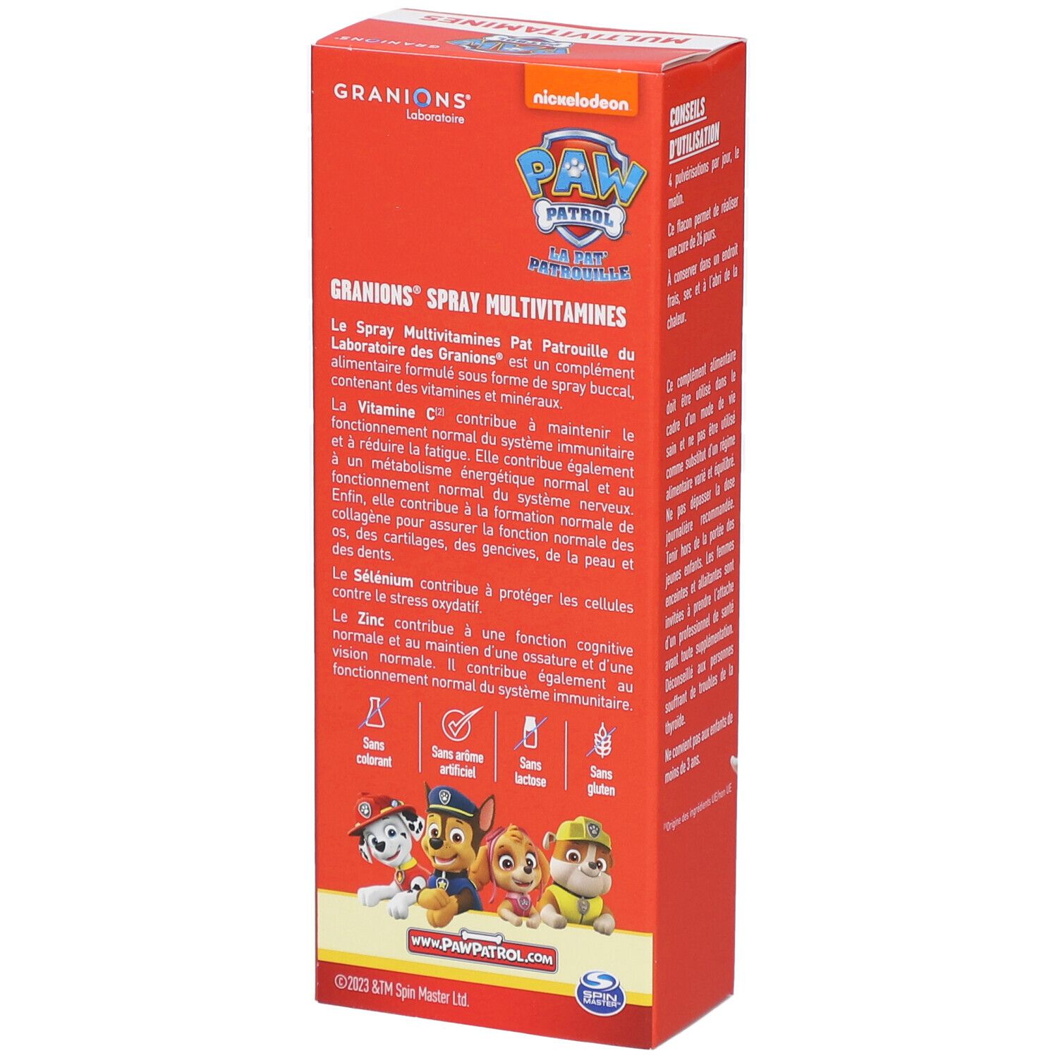 GRANIONS Spray Kids Multivitamines Pat Patrouille