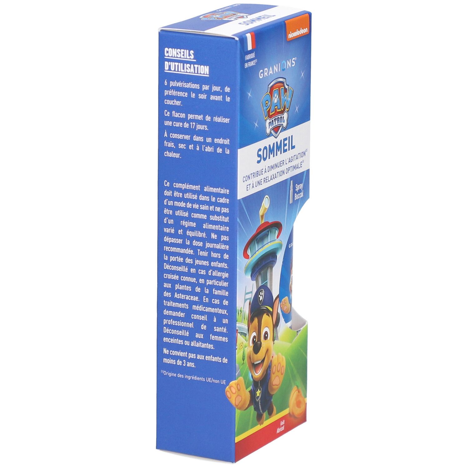 GRANIONS Spray Kids Sommeil Pat Patrouille