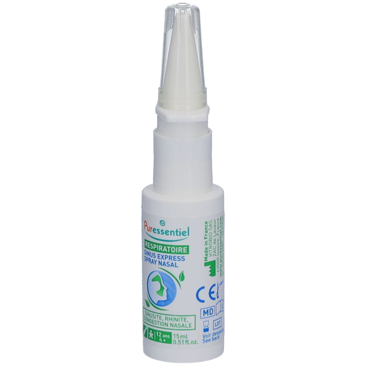 Puressentiel Respiratoire Sinus Express Spray Nasal