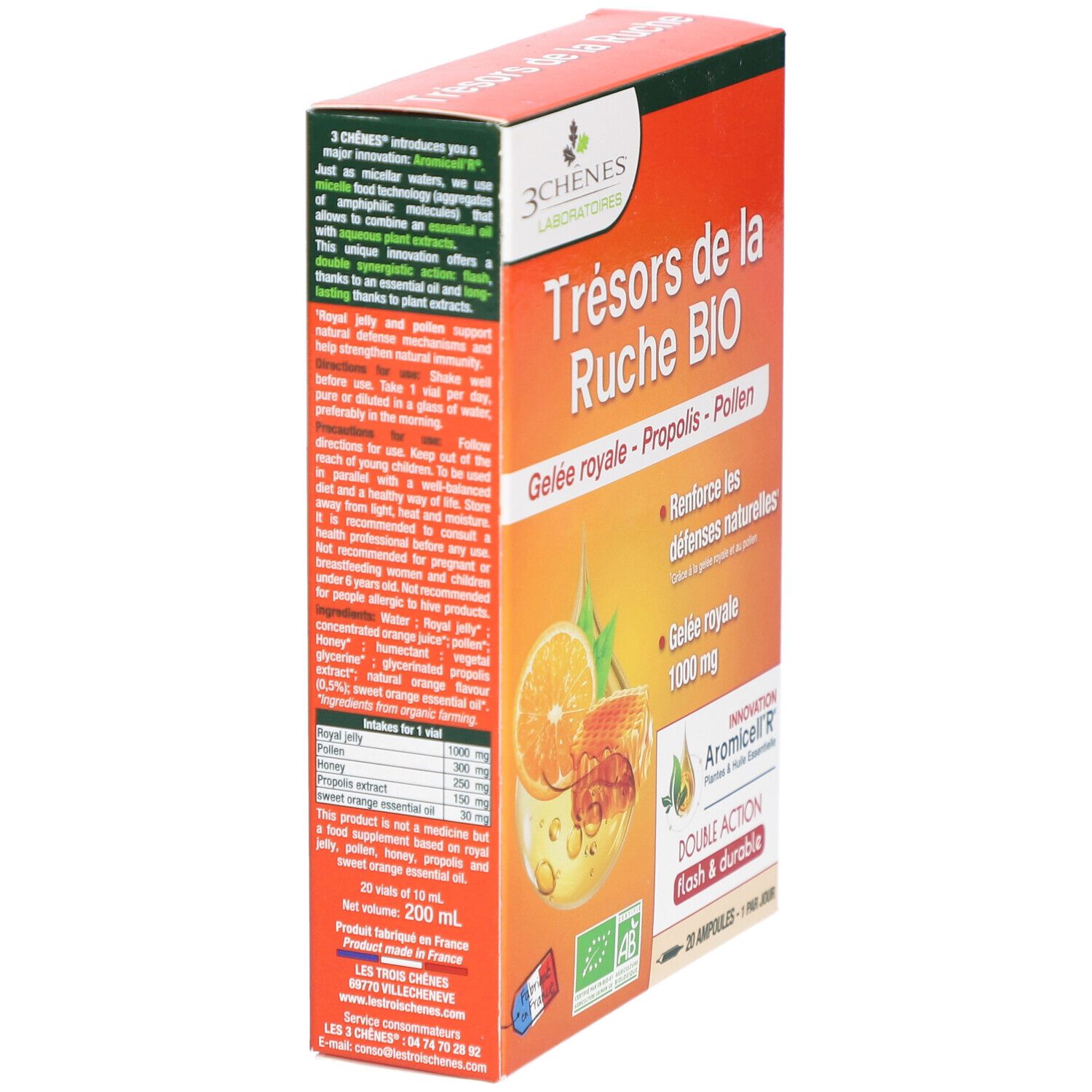 LABORATOIRES 2 CHENES Trésor de la Ruche Bio
