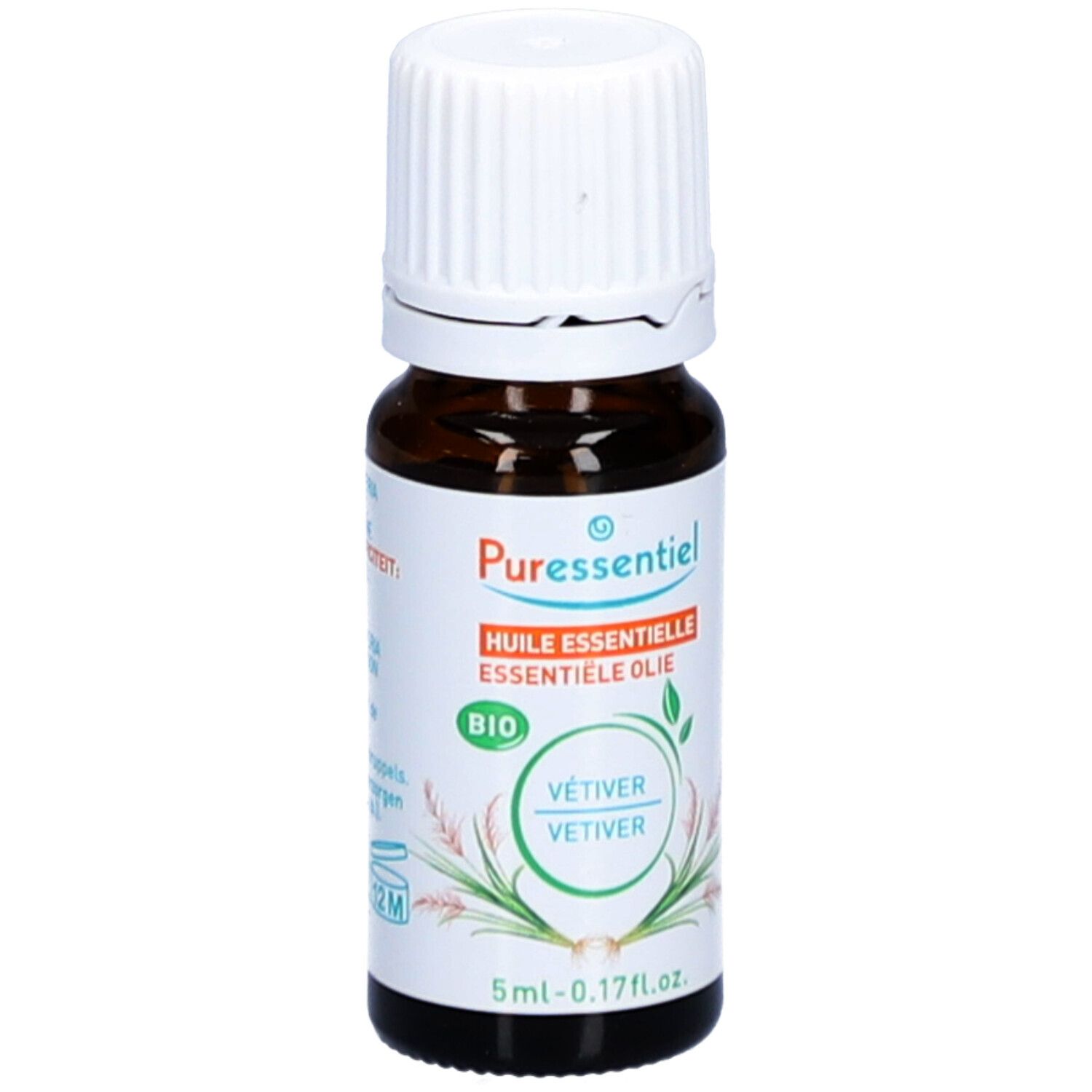 Puressentiel Huiles Essentielles Vétiver (Chrysopogon zizanioides) Bio