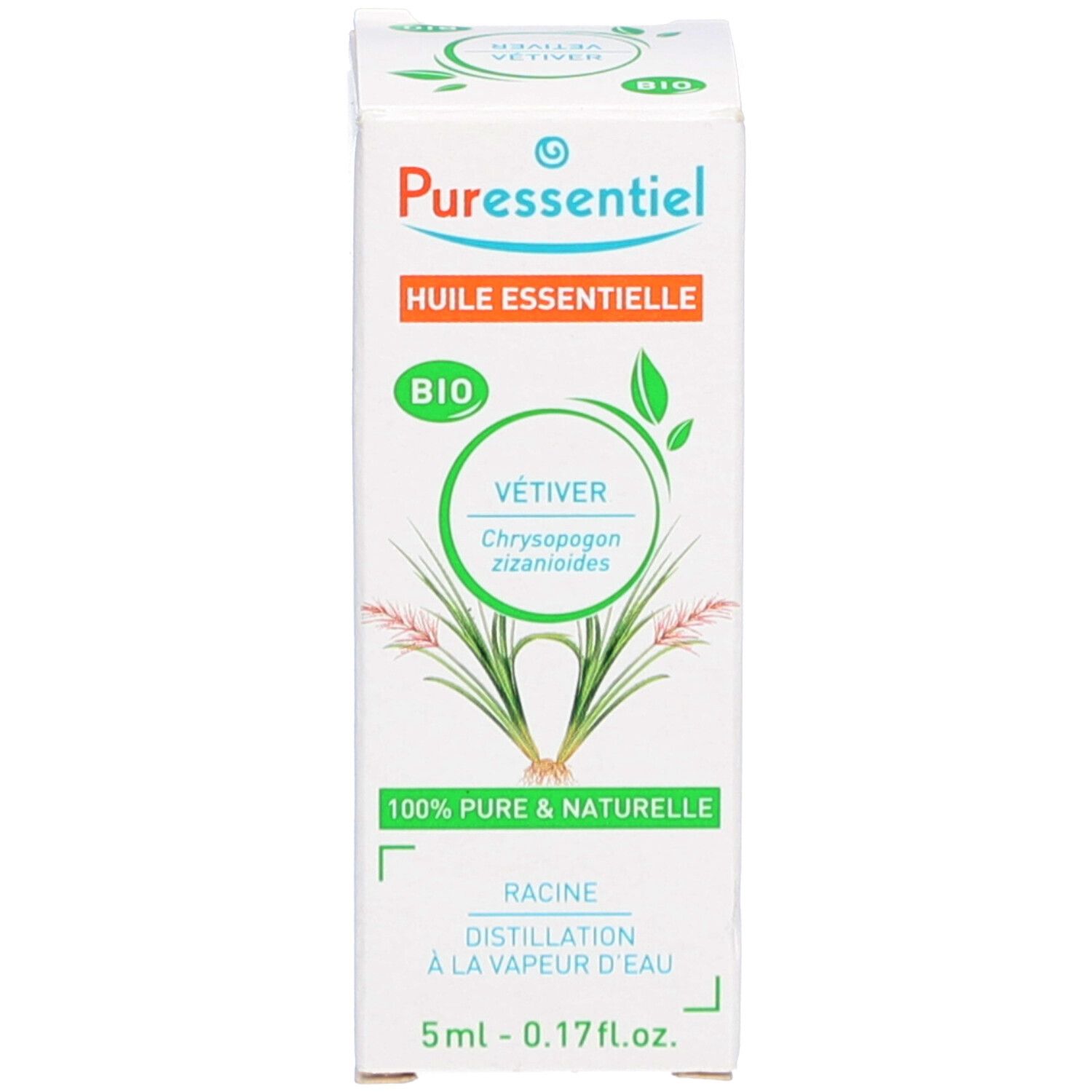 Puressentiel Huiles Essentielles Vétiver (Chrysopogon zizanioides) Bio