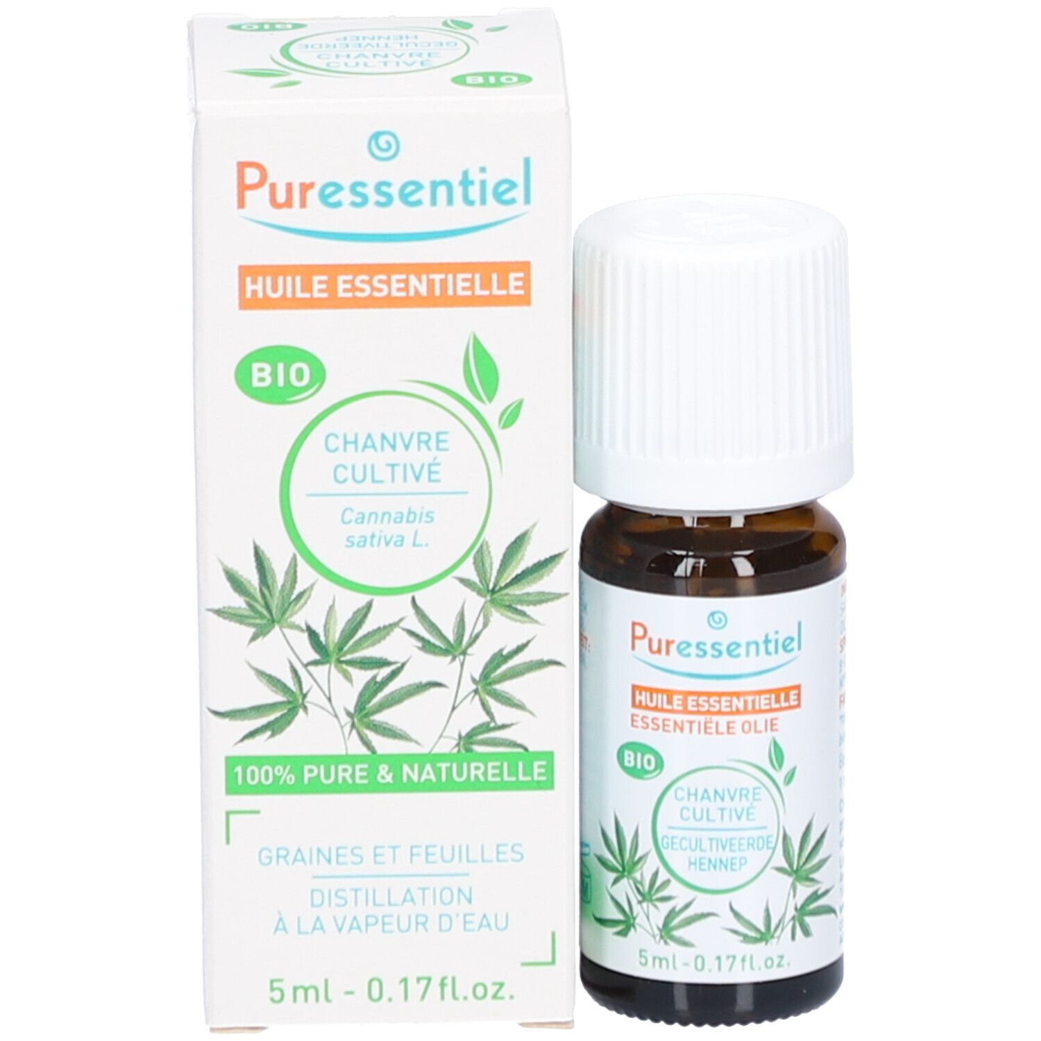 Puressentiel Huile Essentielle Chanvre Cultivé (Cannabis sativa L.) Bio