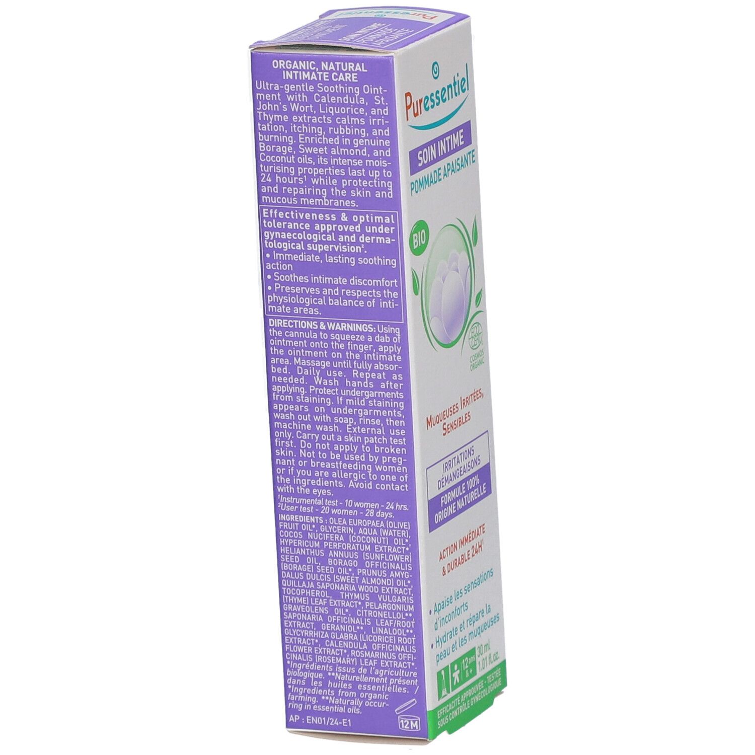 Puressentiel Soin Intime Pommade Apaisante Bio