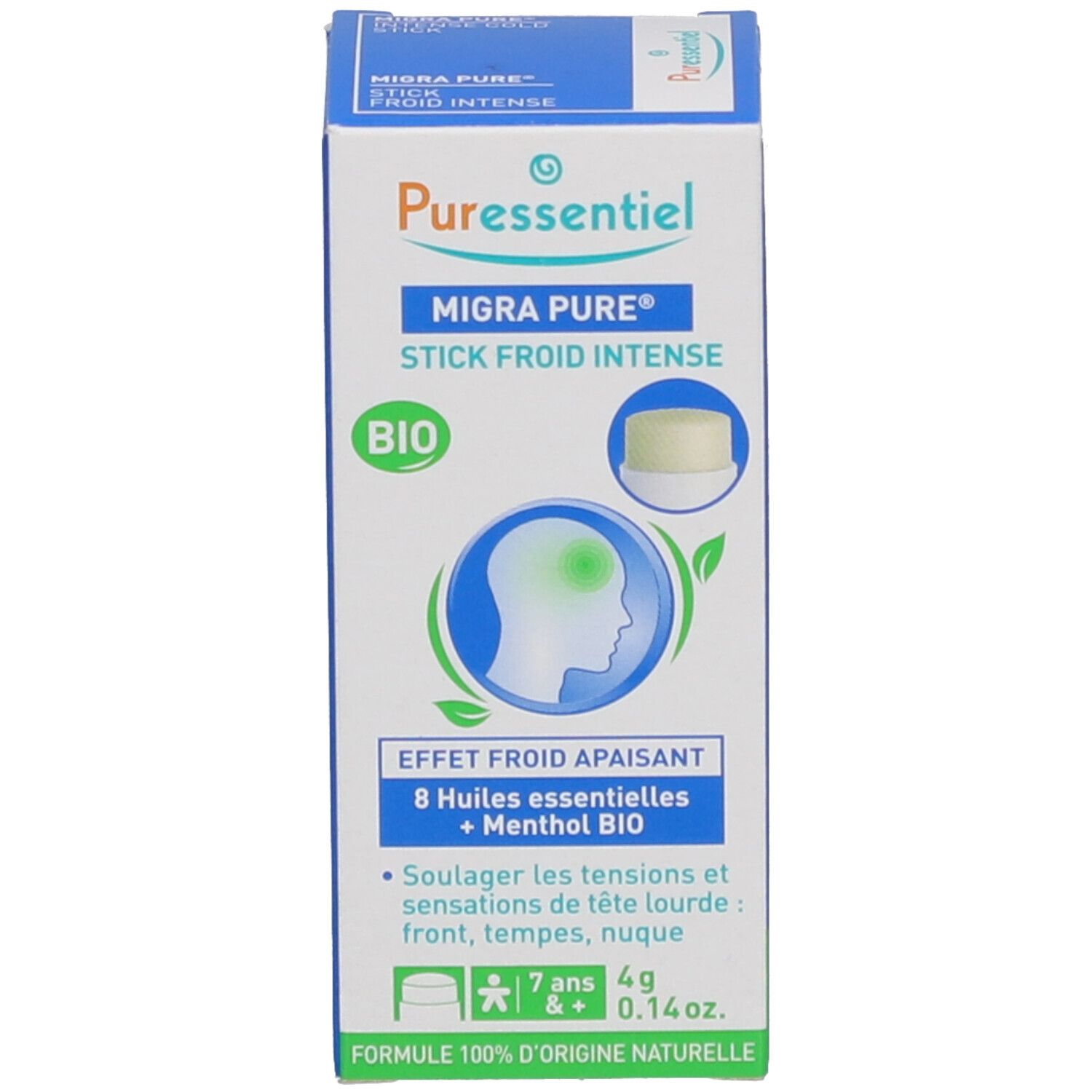 Puressentiel Migra Pure Stick Froid Intense Bio