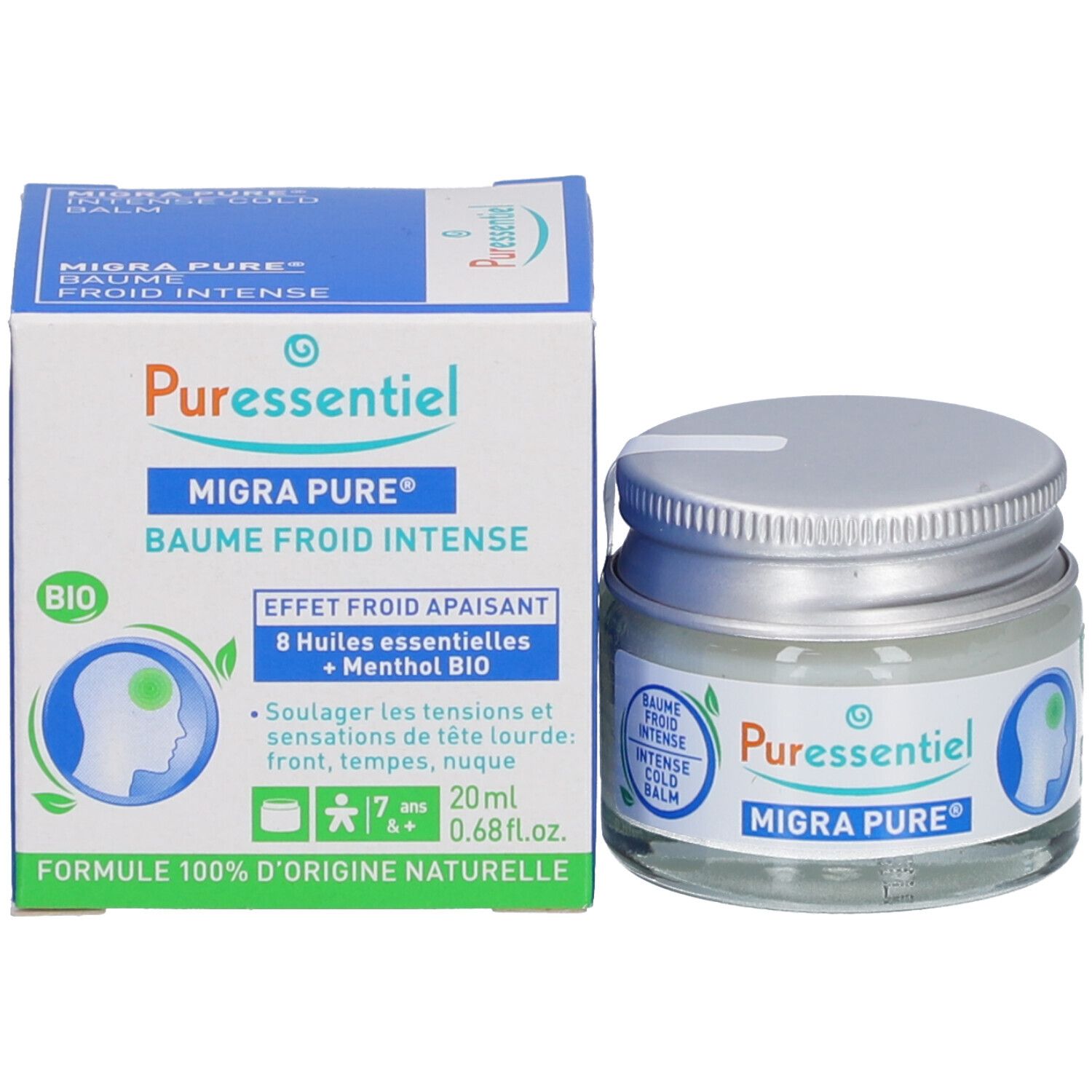 Puressentiel Migra Pure Baume Froid Intense Bio