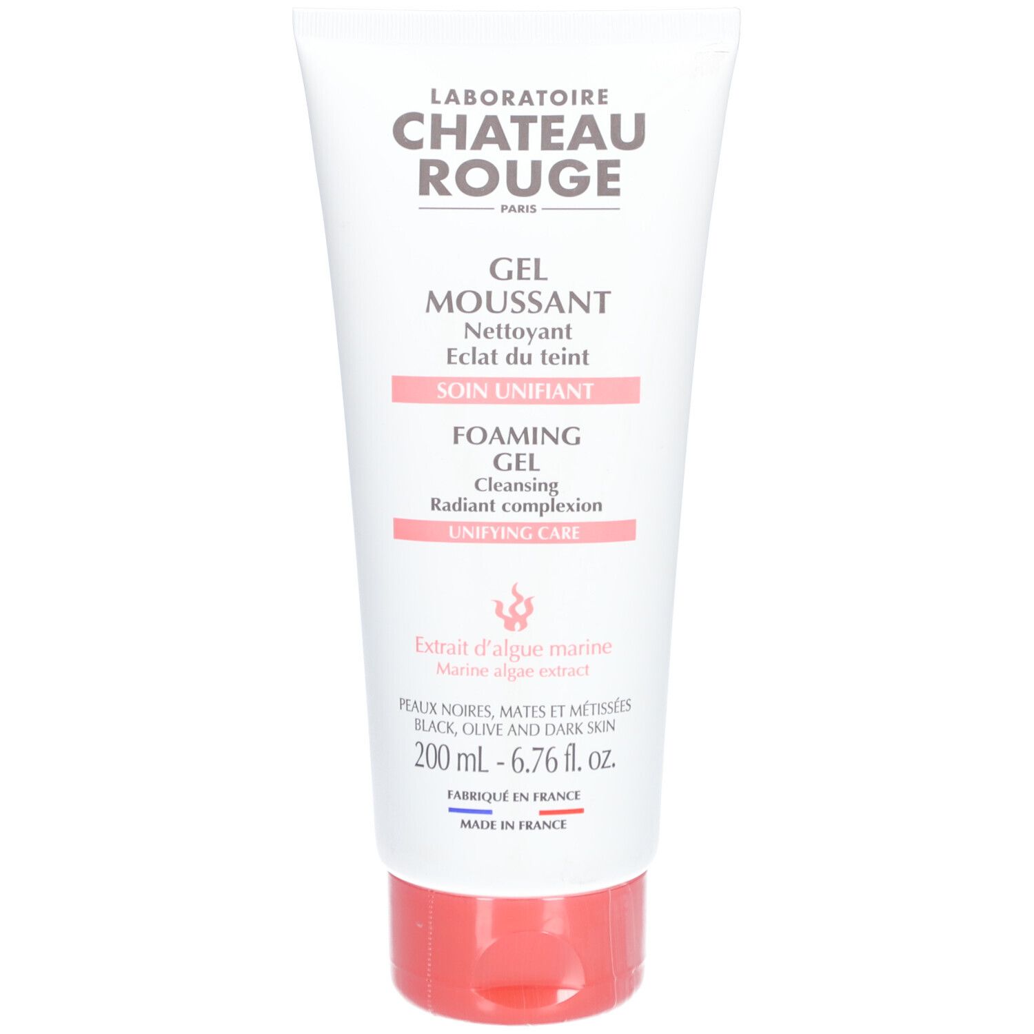 Laboratoire Château Rouge Gel Moussant Soin Unifiant