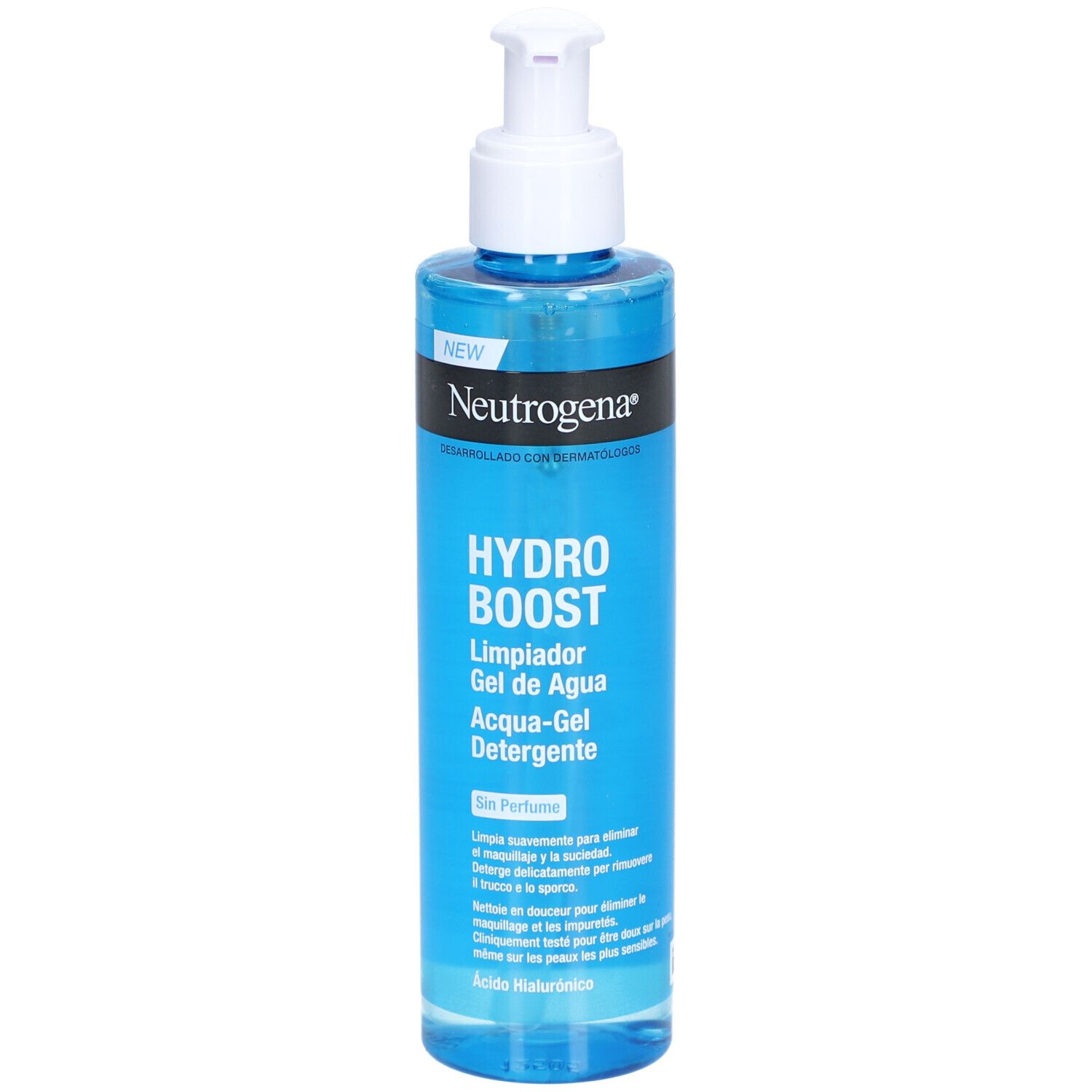 Neutrogena Hydro Boost Gel Nettoyant Hydratante Visage Sans Parfum 200 ml