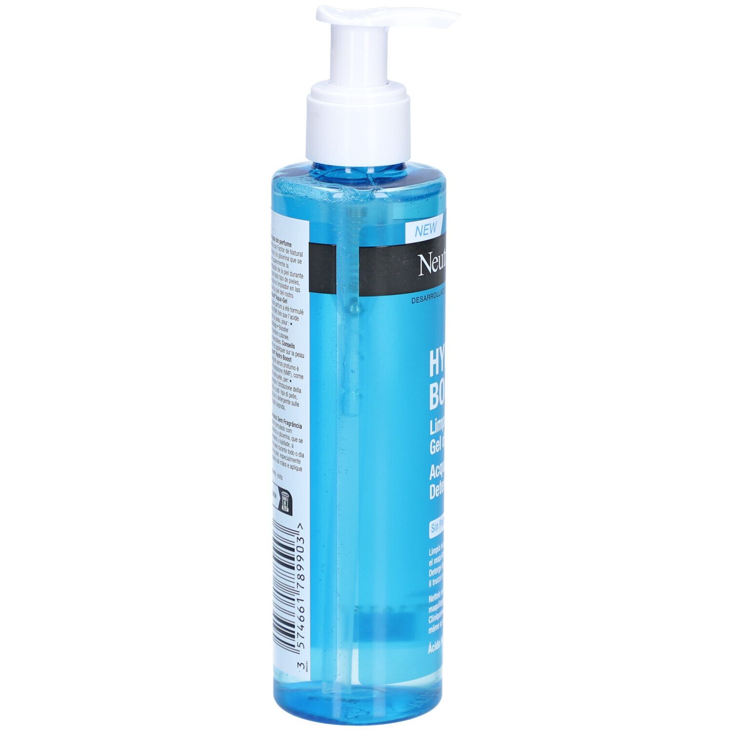 Neutrogena Hydro Boost Gel Nettoyant Hydratante Visage Sans Parfum 200 ml