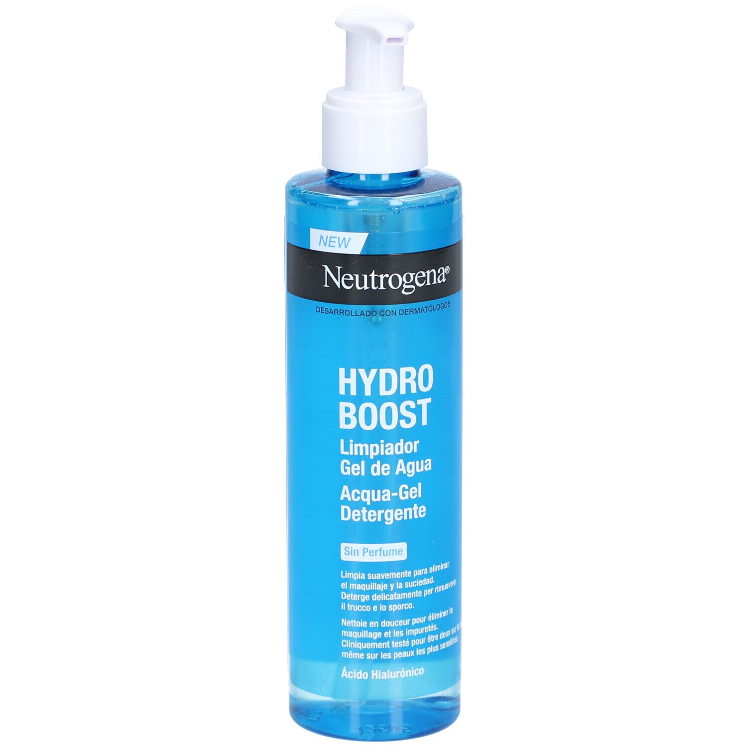 Neutrogena Hydro Boost Gel Nettoyant Hydratante Visage Sans Parfum 200 ml