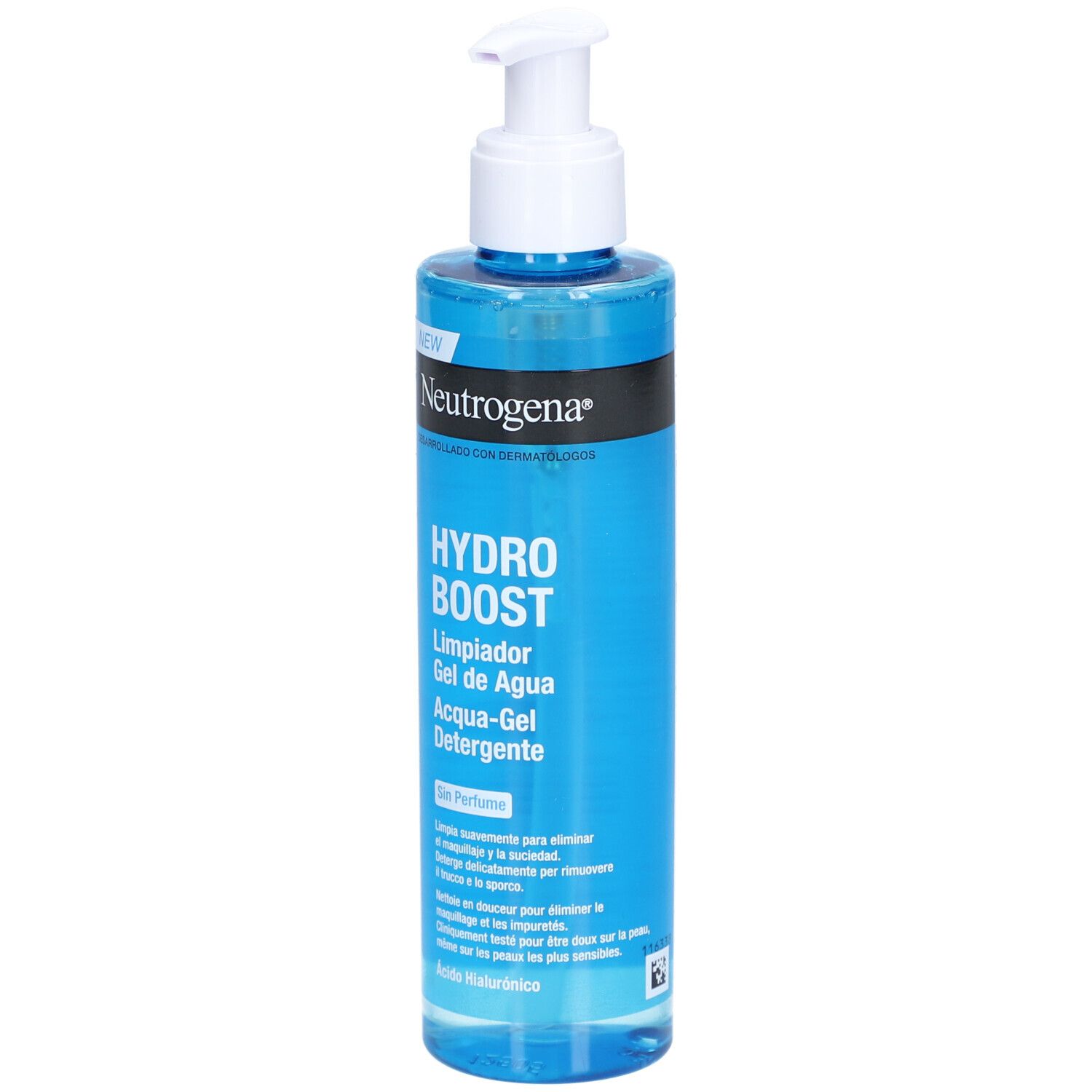 Neutrogena Hydro Boost Gel Nettoyant Hydratante Visage Sans Parfum 200 ml