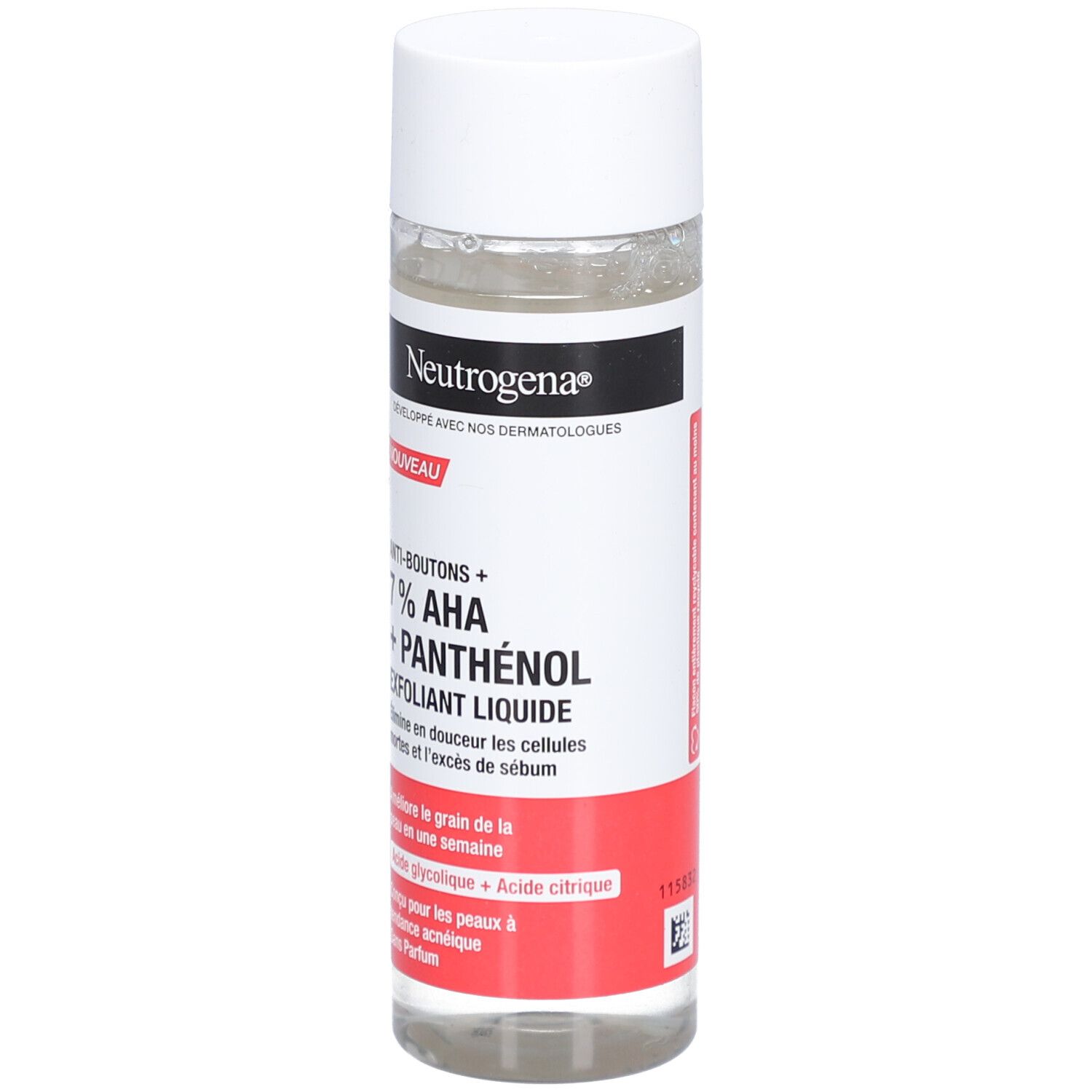 Neutrogena Anti-Boutons + Exfoliant Visage Peaux à Tendance Acnéique 125ml