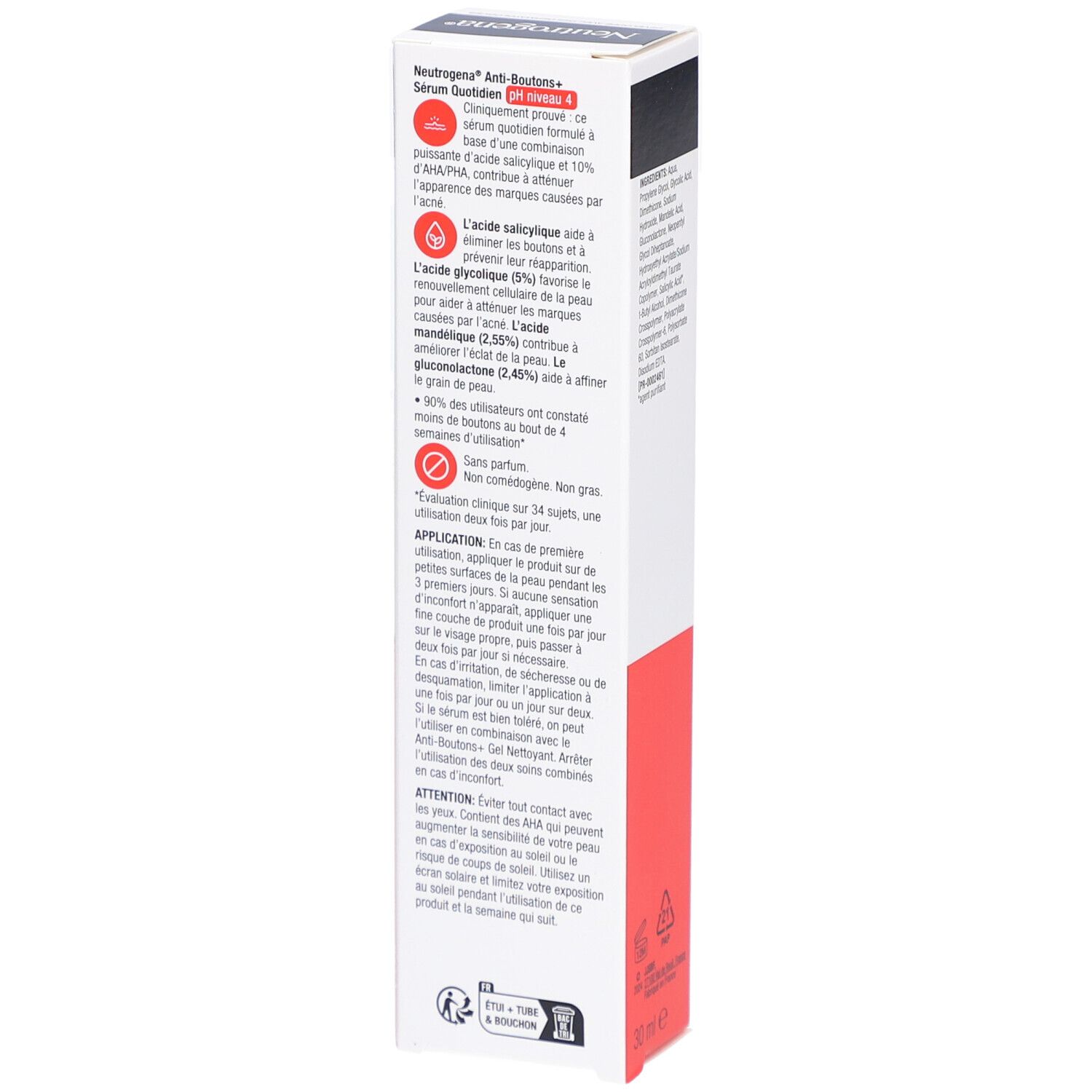 Neutrogena Anti-Boutons + Sérum Visage Peaux à Tendance Acnéique 30ml
