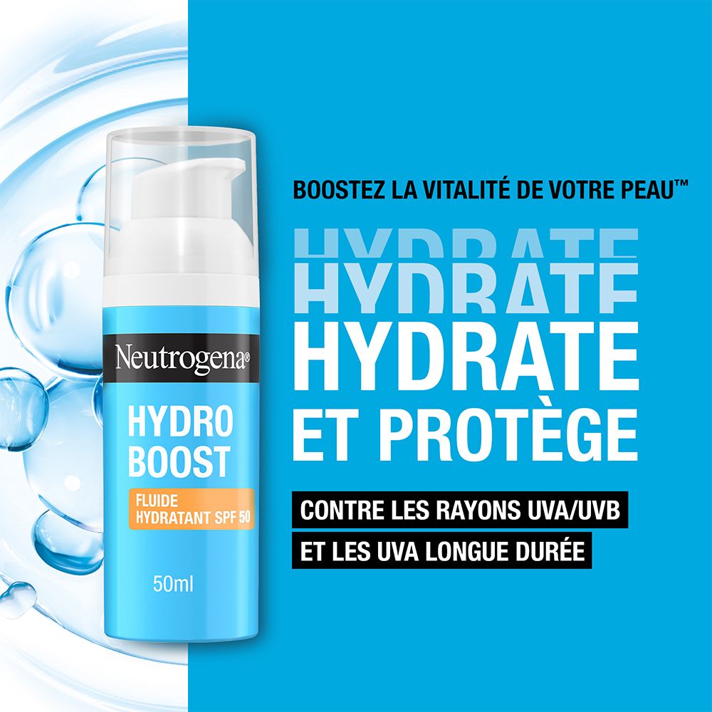 Neutrogena Hydro Boost Fluide Crème Hydratant Visage SPF 50 50ml