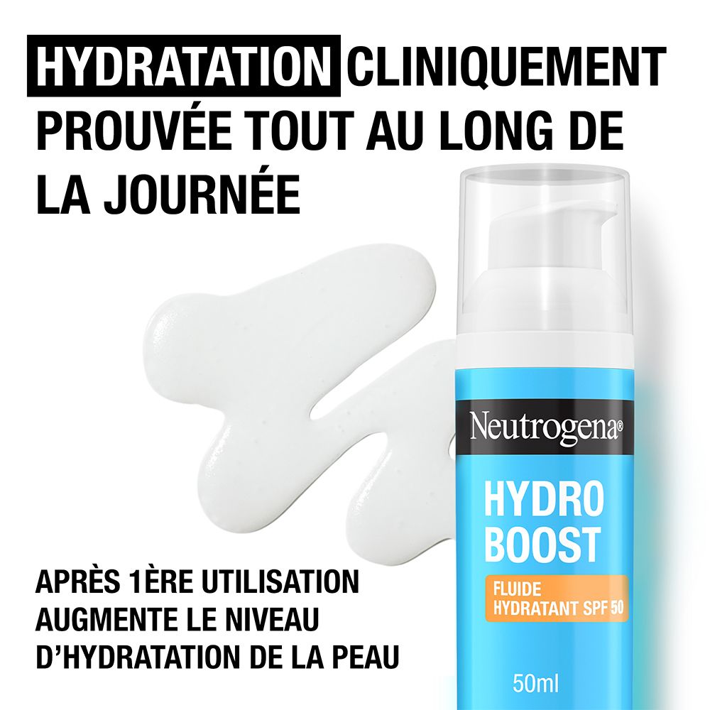 Neutrogena Hydro Boost Fluide Crème Hydratant Visage SPF 50 50ml