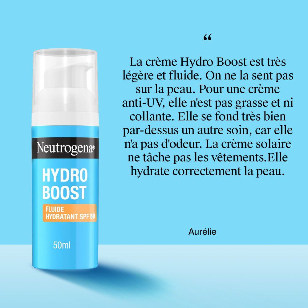Citation : La crème Hydro Boost est légère et fluide. Non grasse, non collante. S'absorbe bien. Sans odeur.