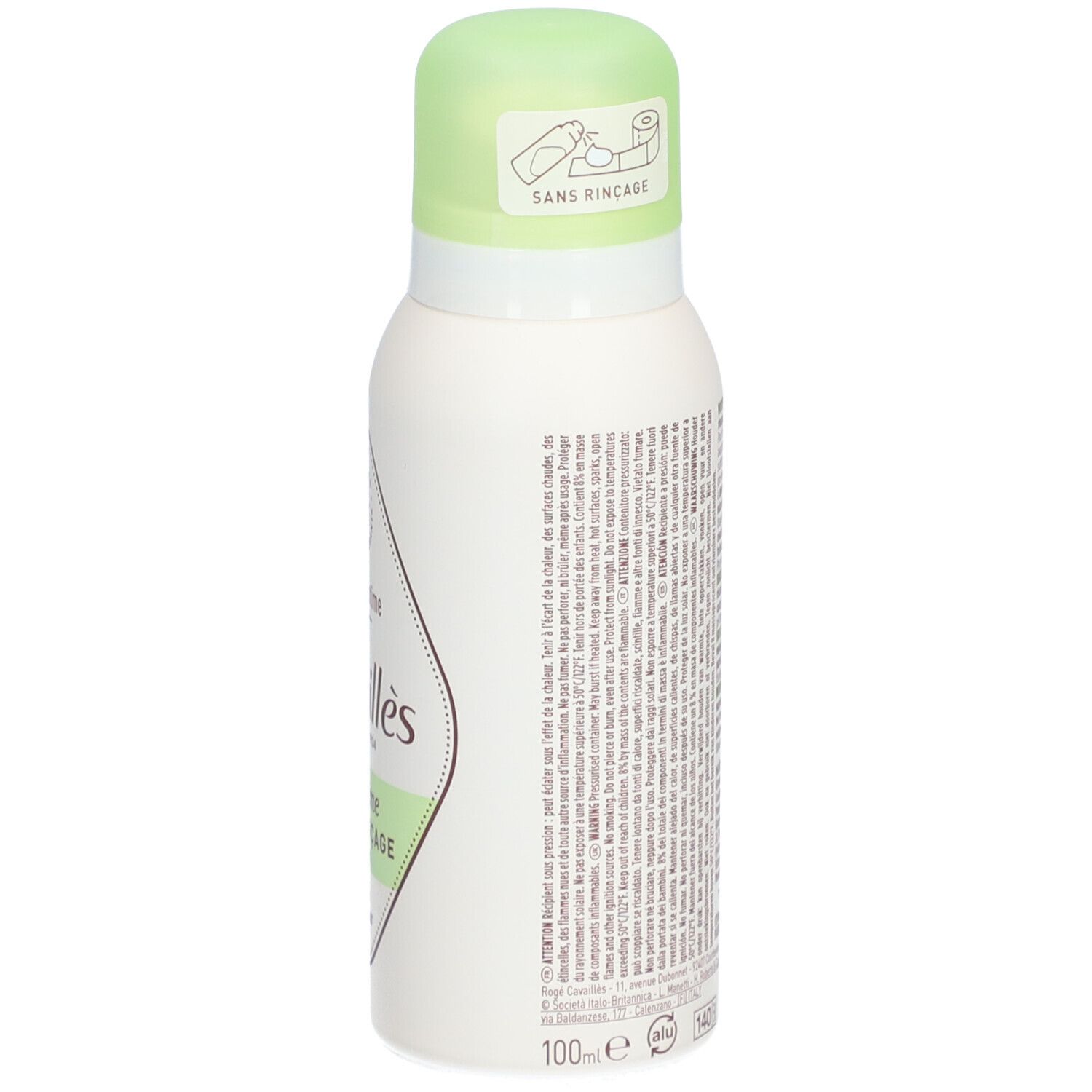 Cavaillès - Mousse Intime Sans Rinçage Hydratante