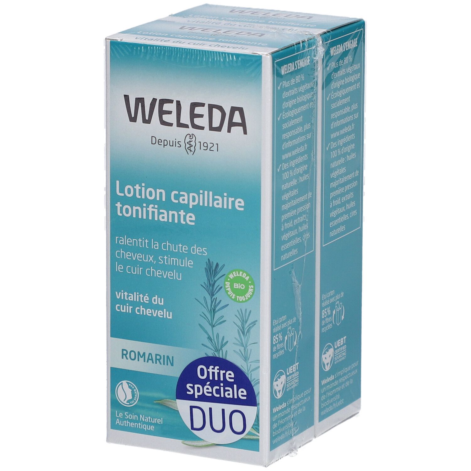 Weleda Lotion Capillaire Tonifiante Lot de 2