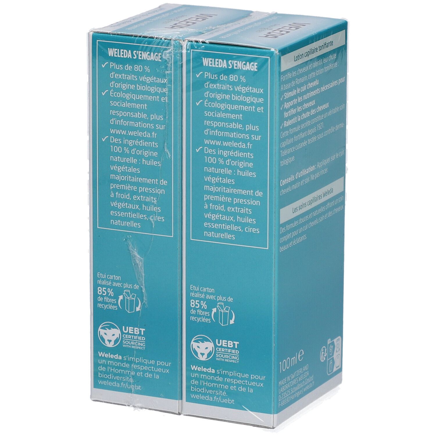 Weleda Lotion Capillaire Tonifiante Lot de 2