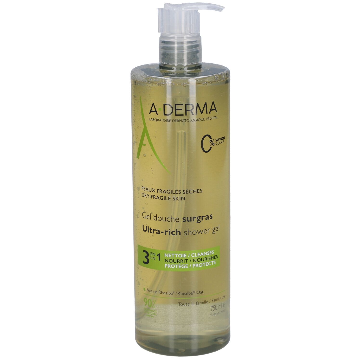 A-Derma A-DERMA Gel douche surgras LES INDISPENSABLES