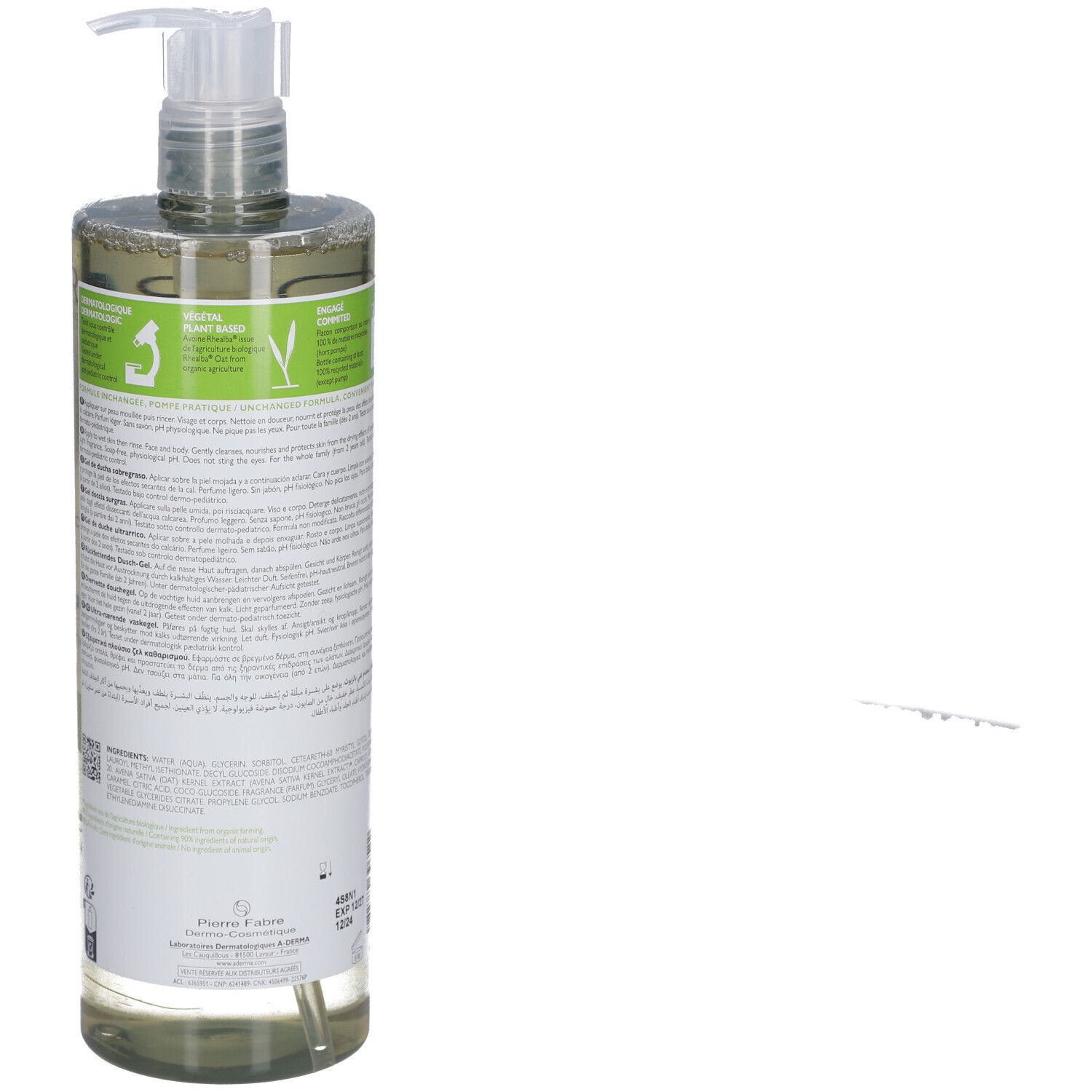A-Derma A-DERMA Gel douche surgras LES INDISPENSABLES