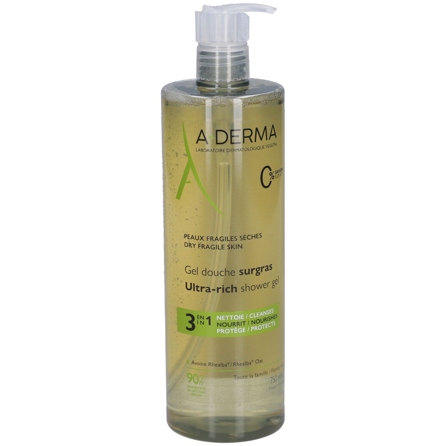 A-Derma A-DERMA Gel douche surgras LES INDISPENSABLES
