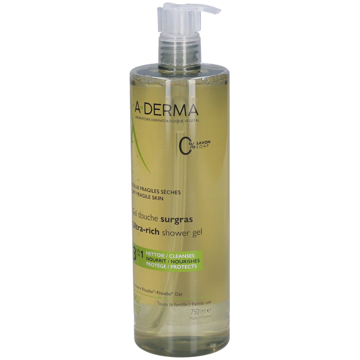 A-Derma A-DERMA Gel douche surgras LES INDISPENSABLES