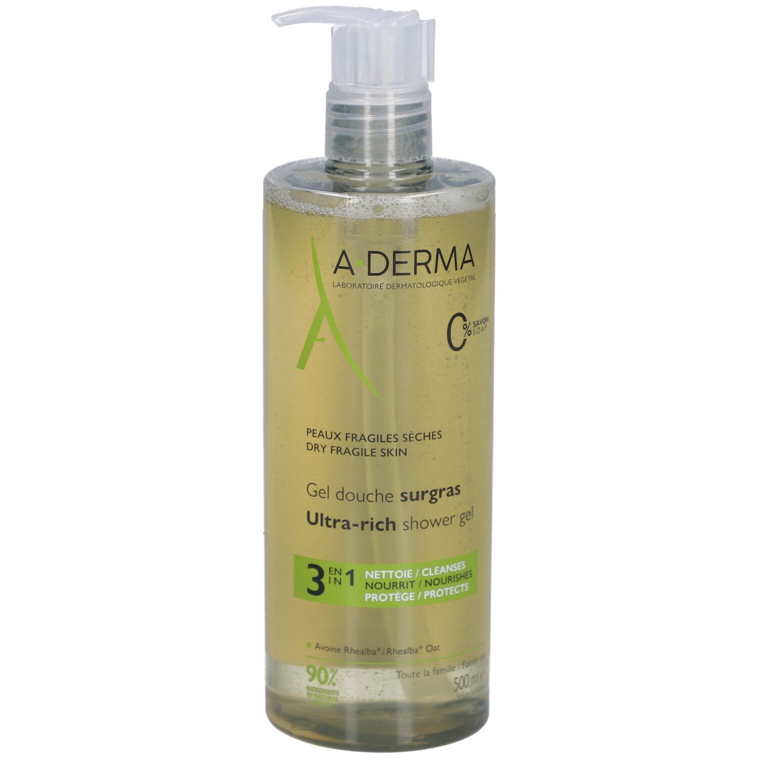 A-Derma Gel douche surgras LES INDISPENSABLES