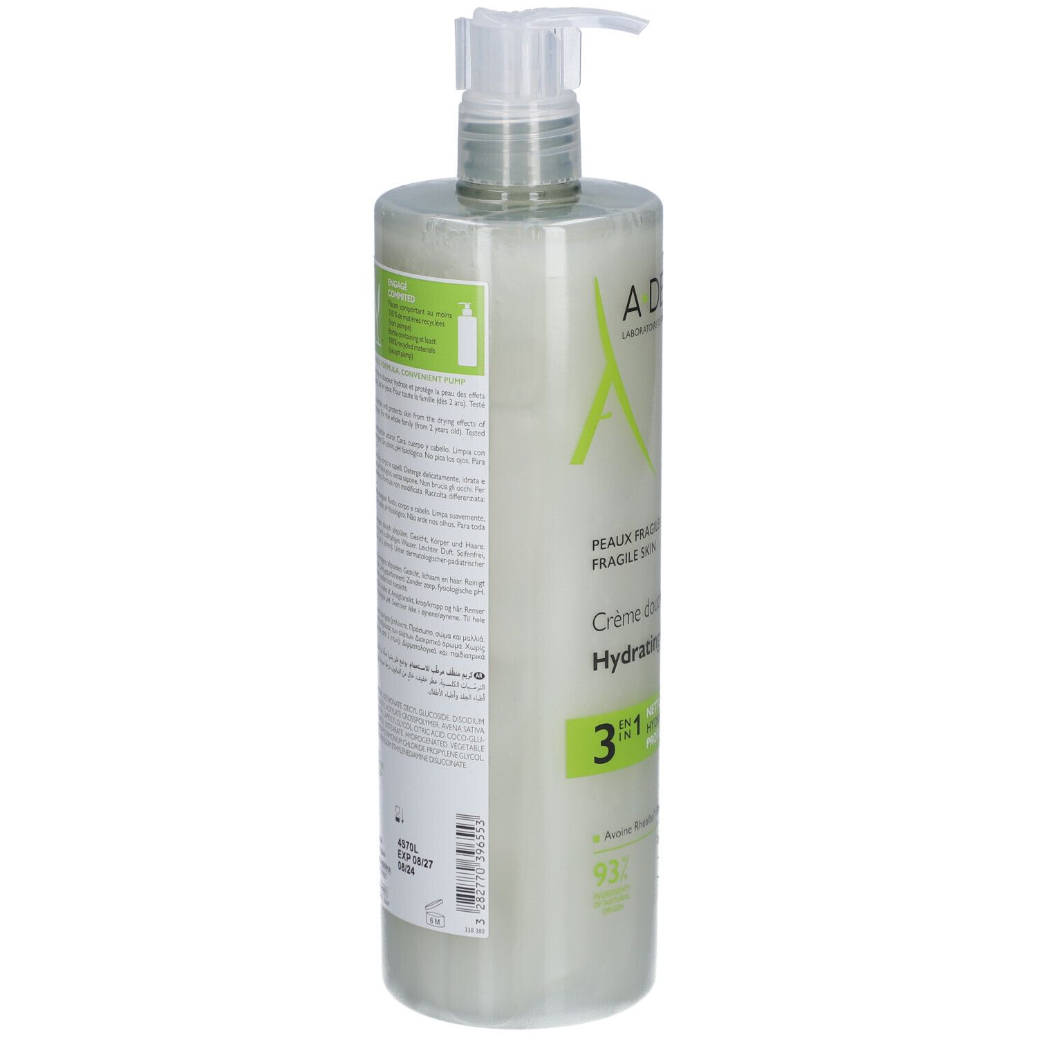 A-Derma Crème De Douche Hydratante Indispensable