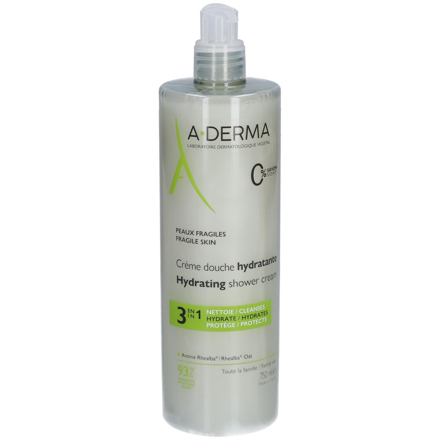 A-Derma Crème De Douche Hydratante Indispensable