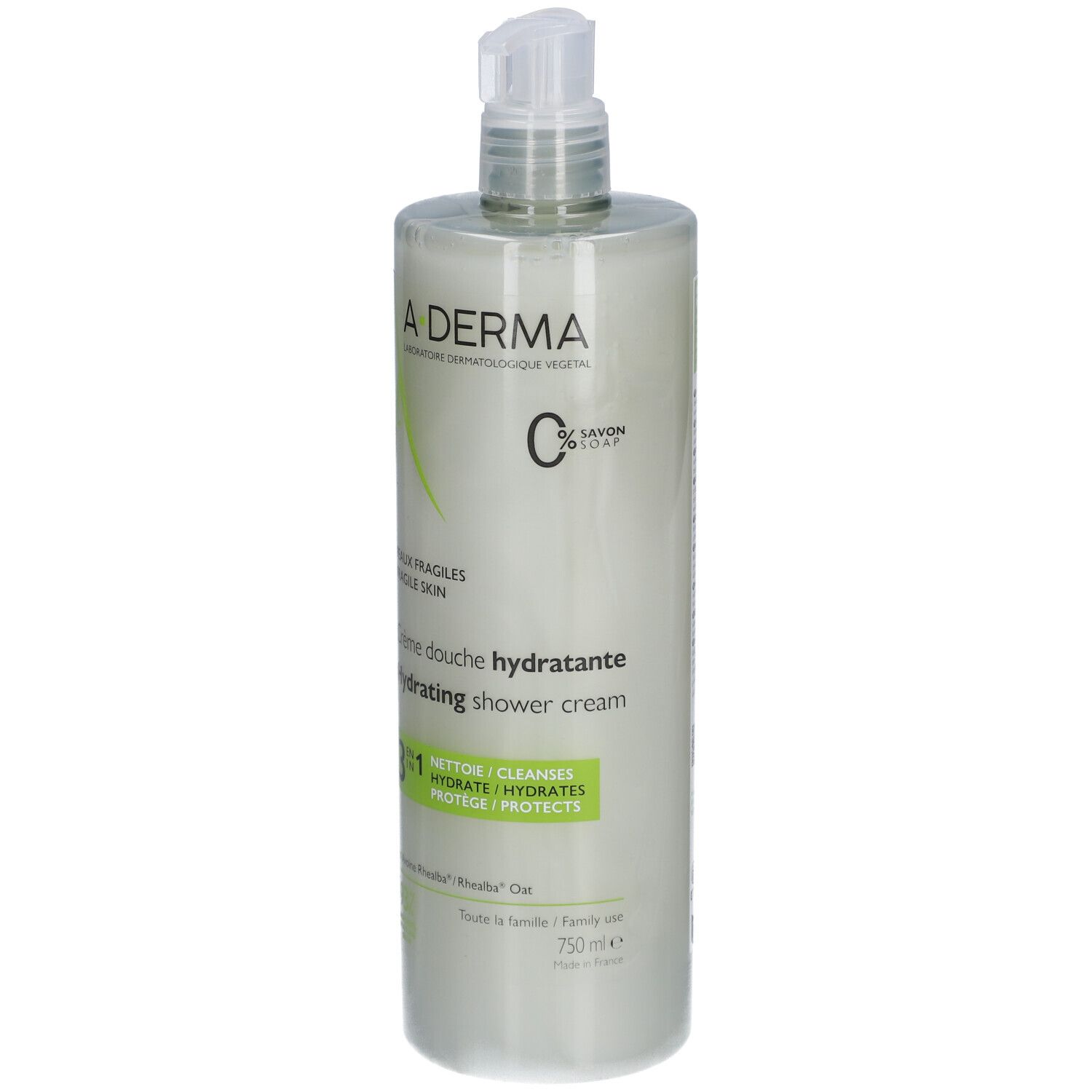 A-Derma Crème De Douche Hydratante Indispensable