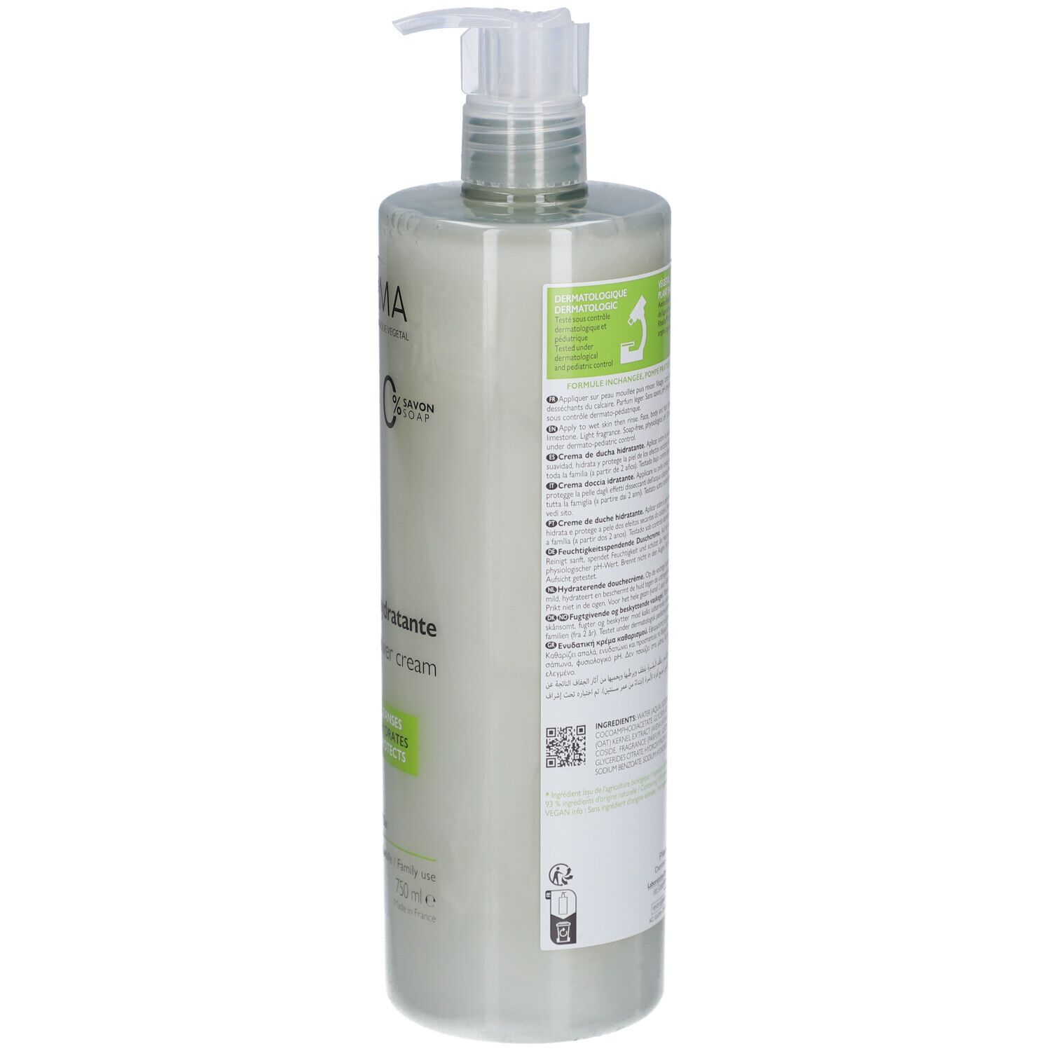 A-Derma Crème De Douche Hydratante Indispensable